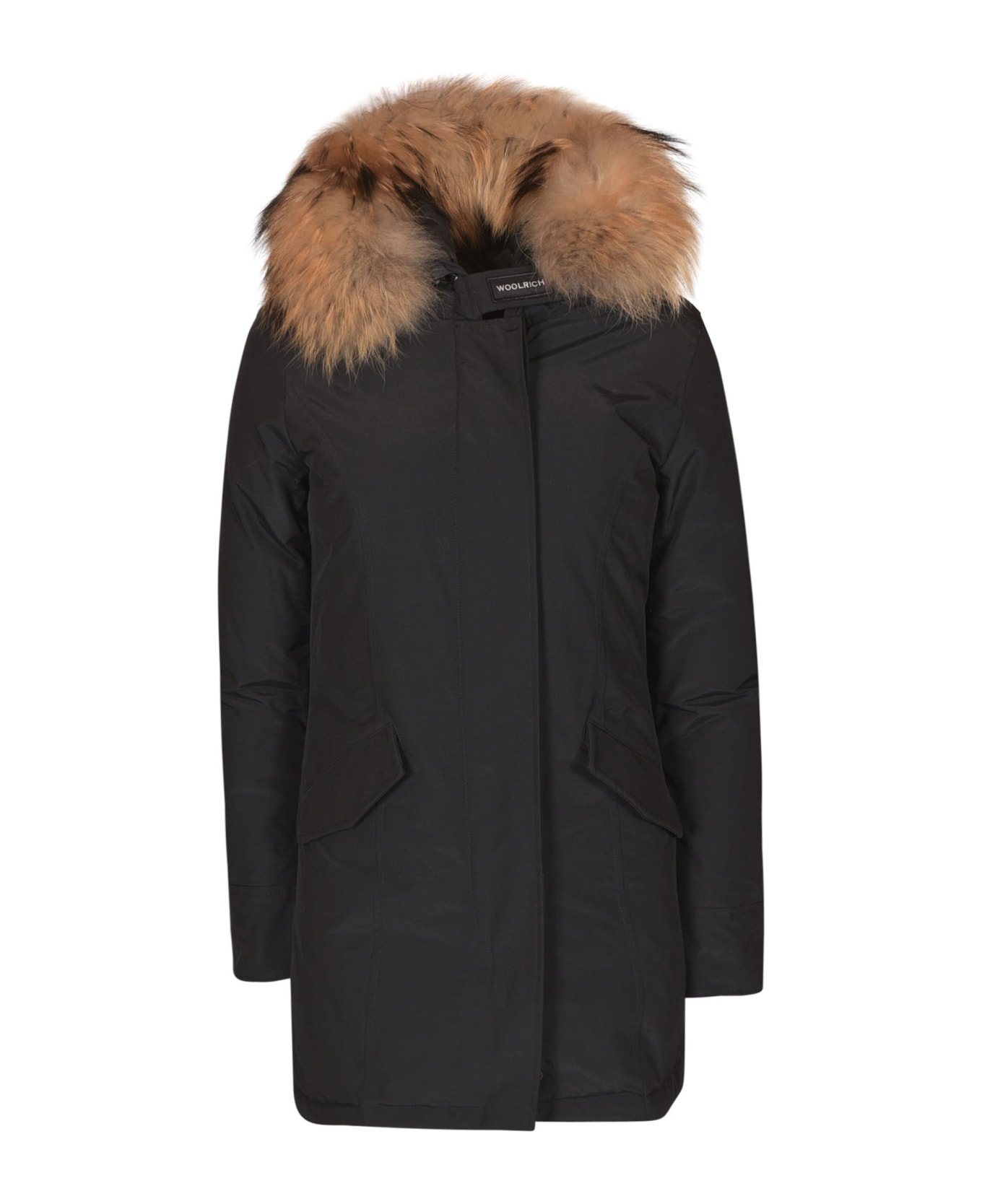 Woolrich Furred Hood Parka - Dark Navy