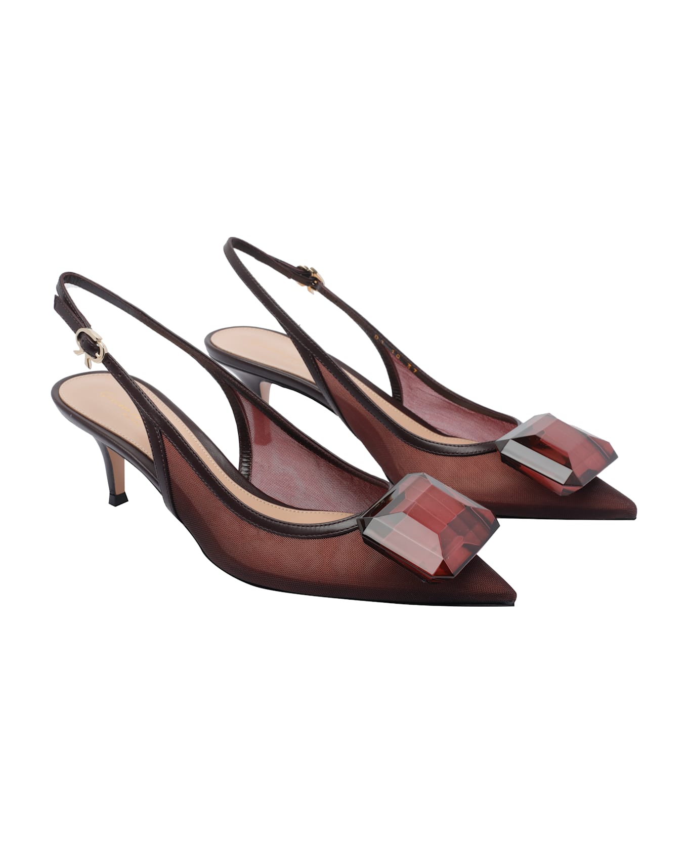 Gianvito Rossi Jaipur Slingback - Red