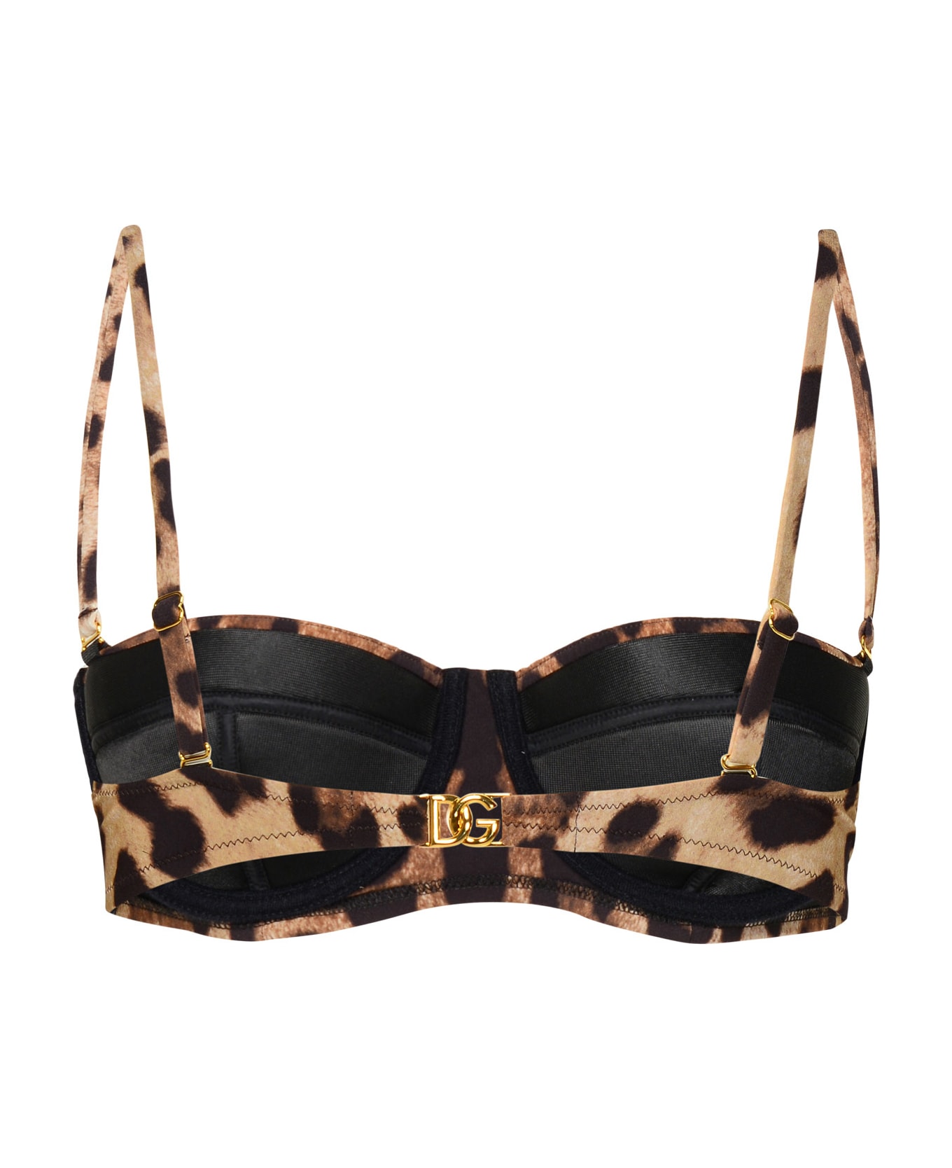 Dolce & Gabbana Leopardo Bikini Bra - M Leo New