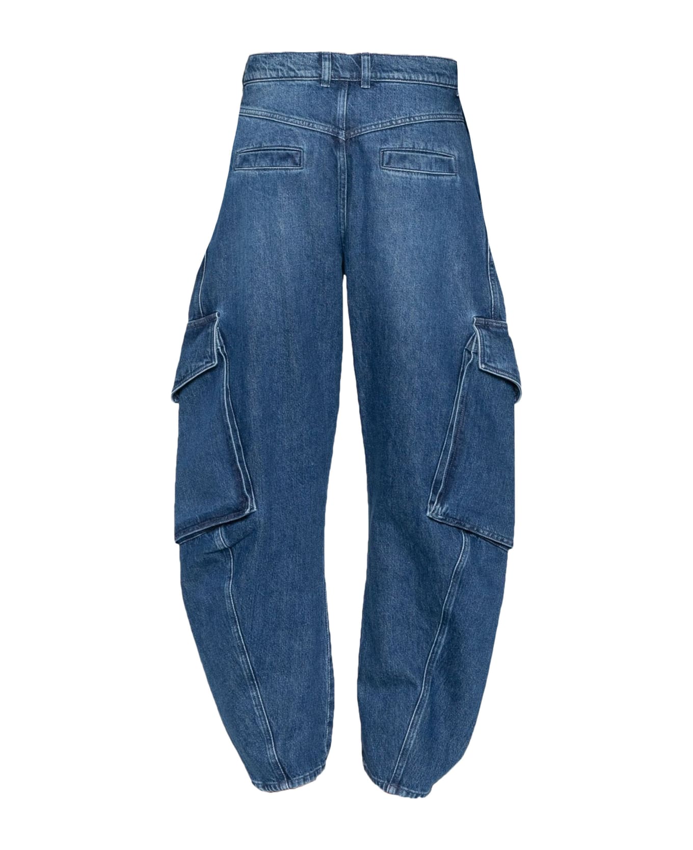 J.W. Anderson Indigo Blue Cotton Blend Jeans - Blue