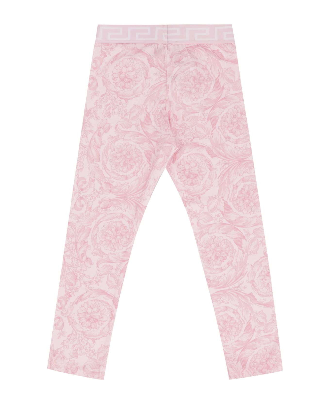 Young Versace Printed Leggings - Pink