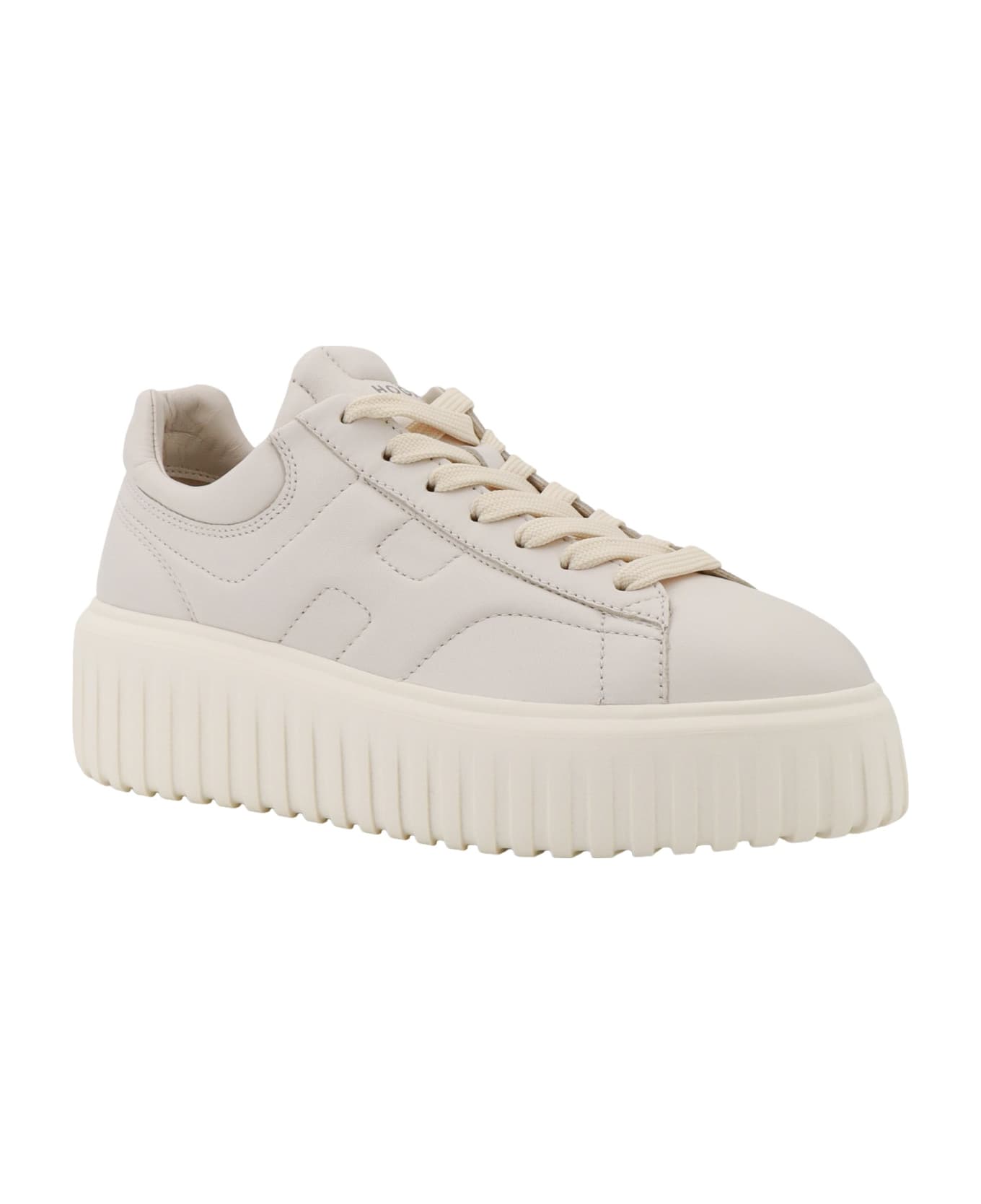 Hogan H-stripes Sneakers - Yellow Cream