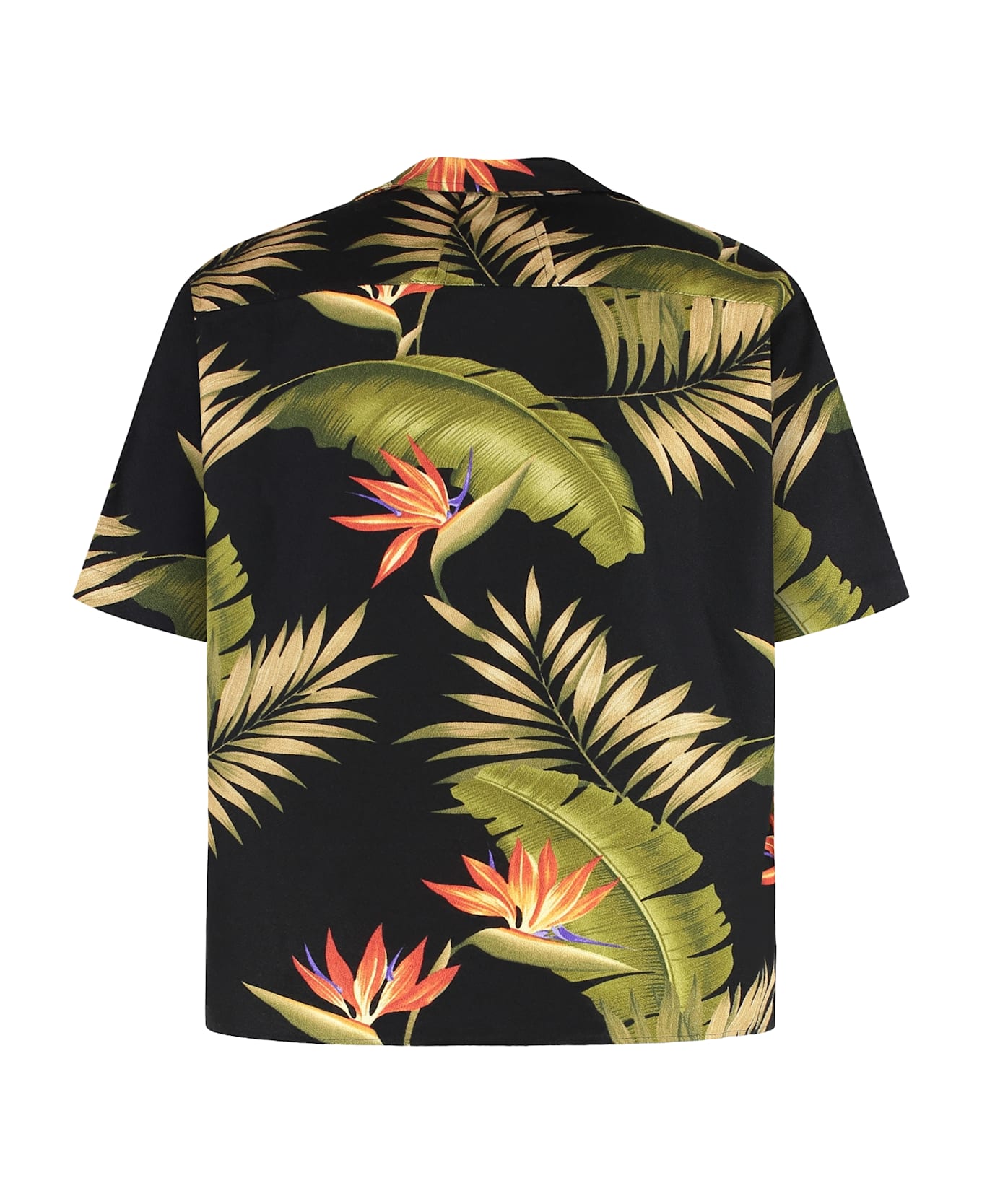 Rhude Printed Short Sleeved Shirt - black