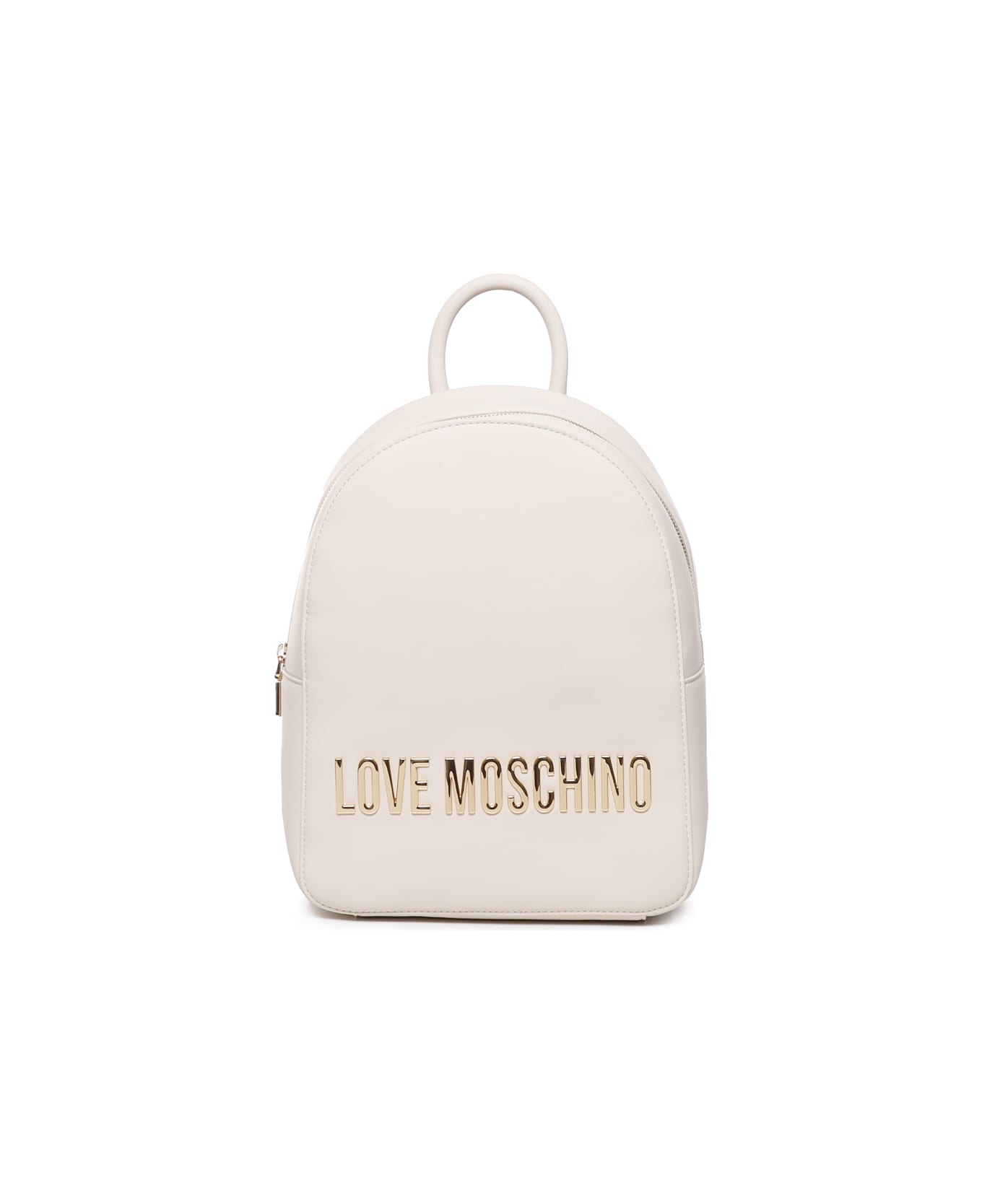 Love Moschino Backpack With Logo - Ivory バックパック