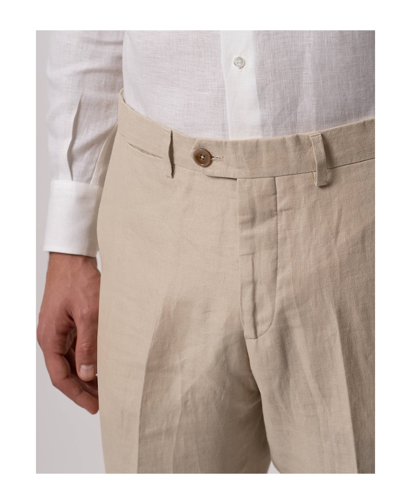 Larusmiani Levante Trousers Pants - Beige