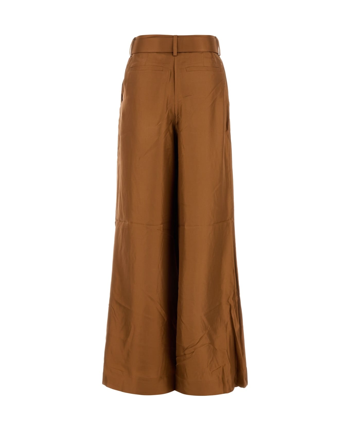 Zimmermann Illustration Double Tuck Pant - COGNAC