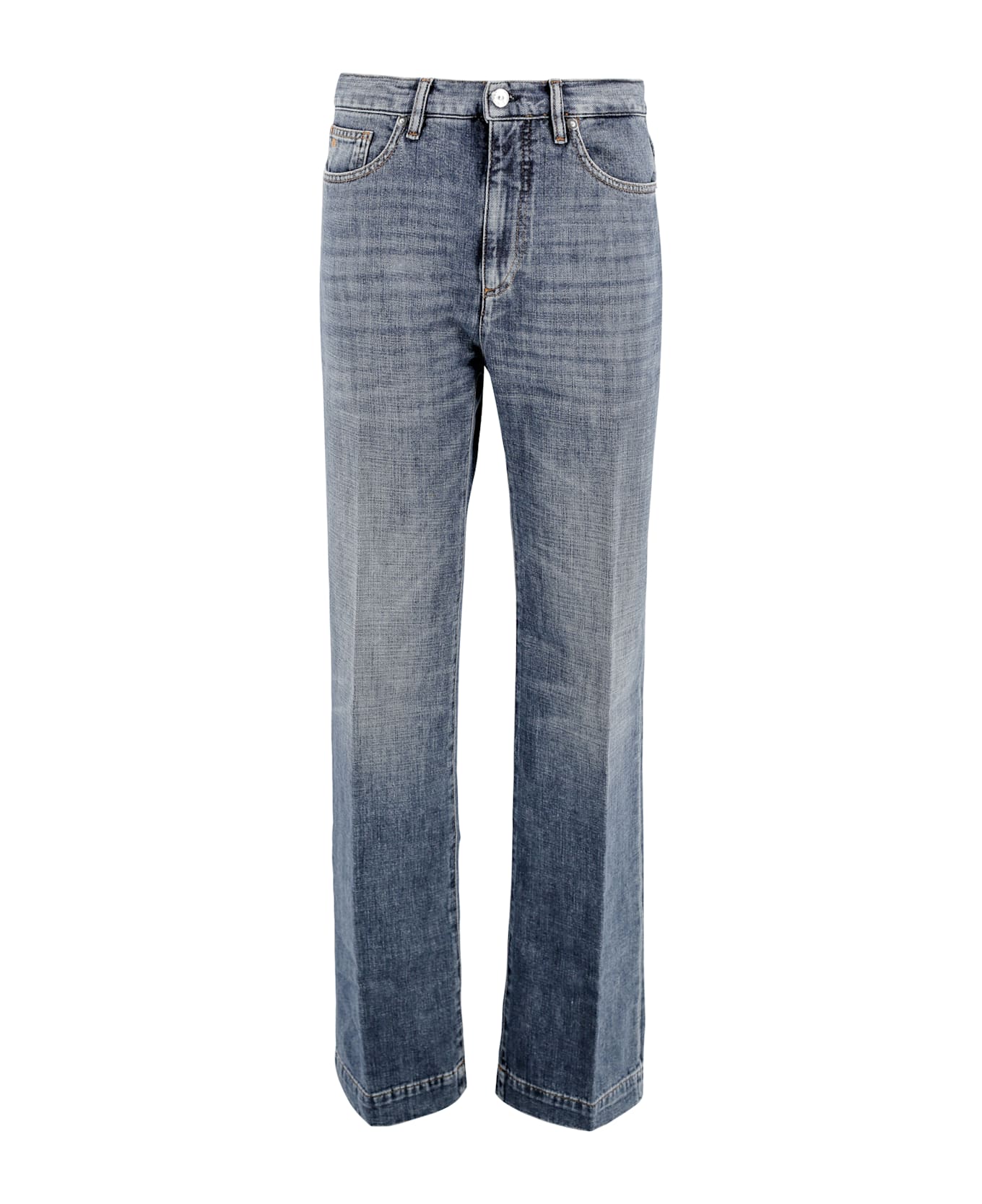 Nine in the Morning Wide-leg Denim - Denim