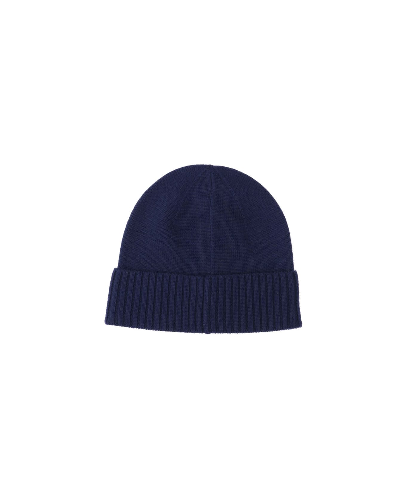 Polo Ralph Lauren Wool Hat With Logo - blue