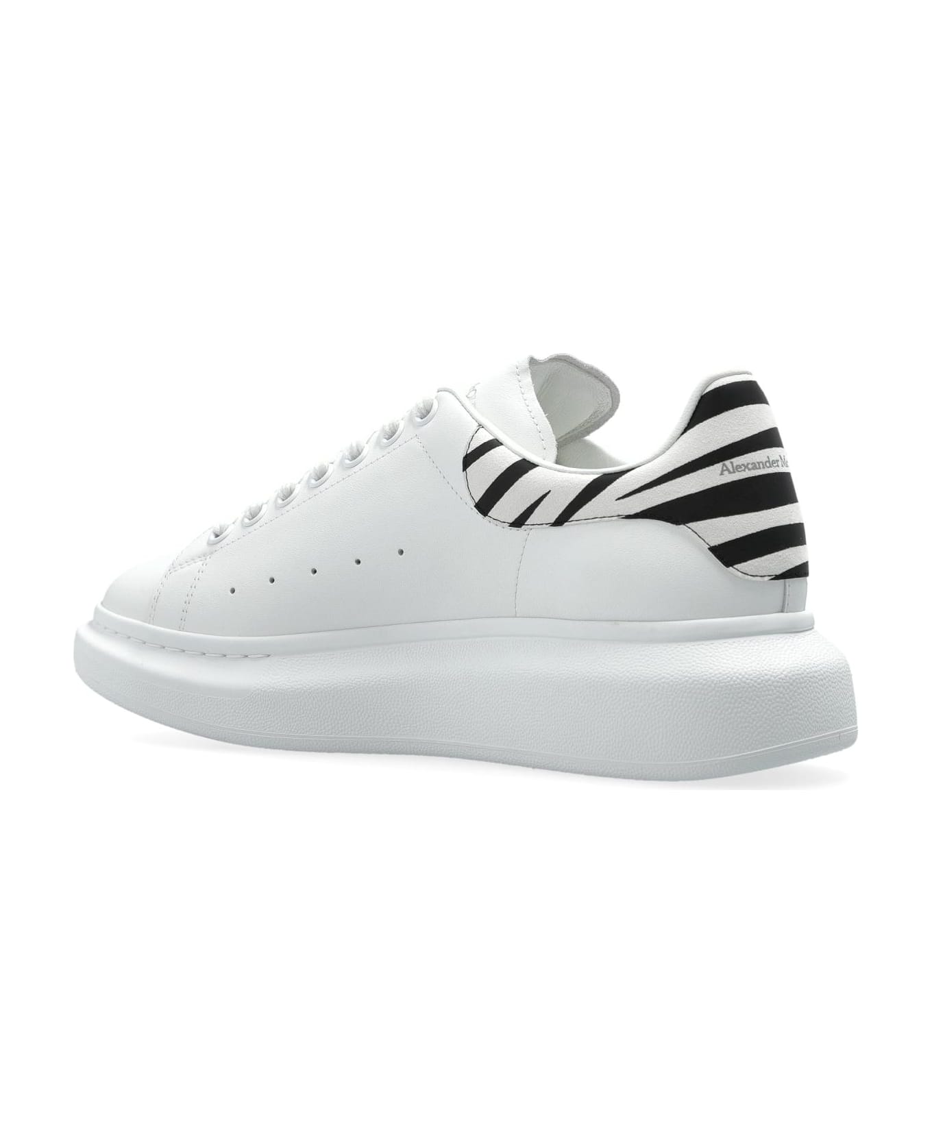 Alexander McQueen Sports Shoes With Logo - WHITE