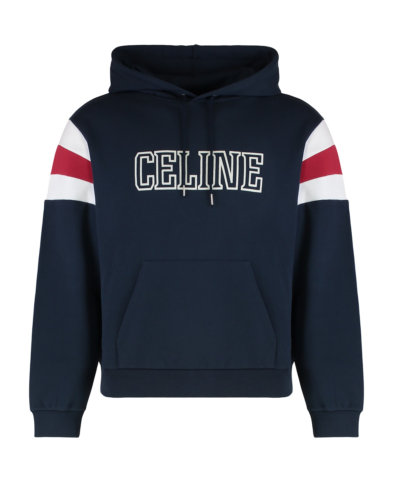 Celine Hoodie With Logo - blue