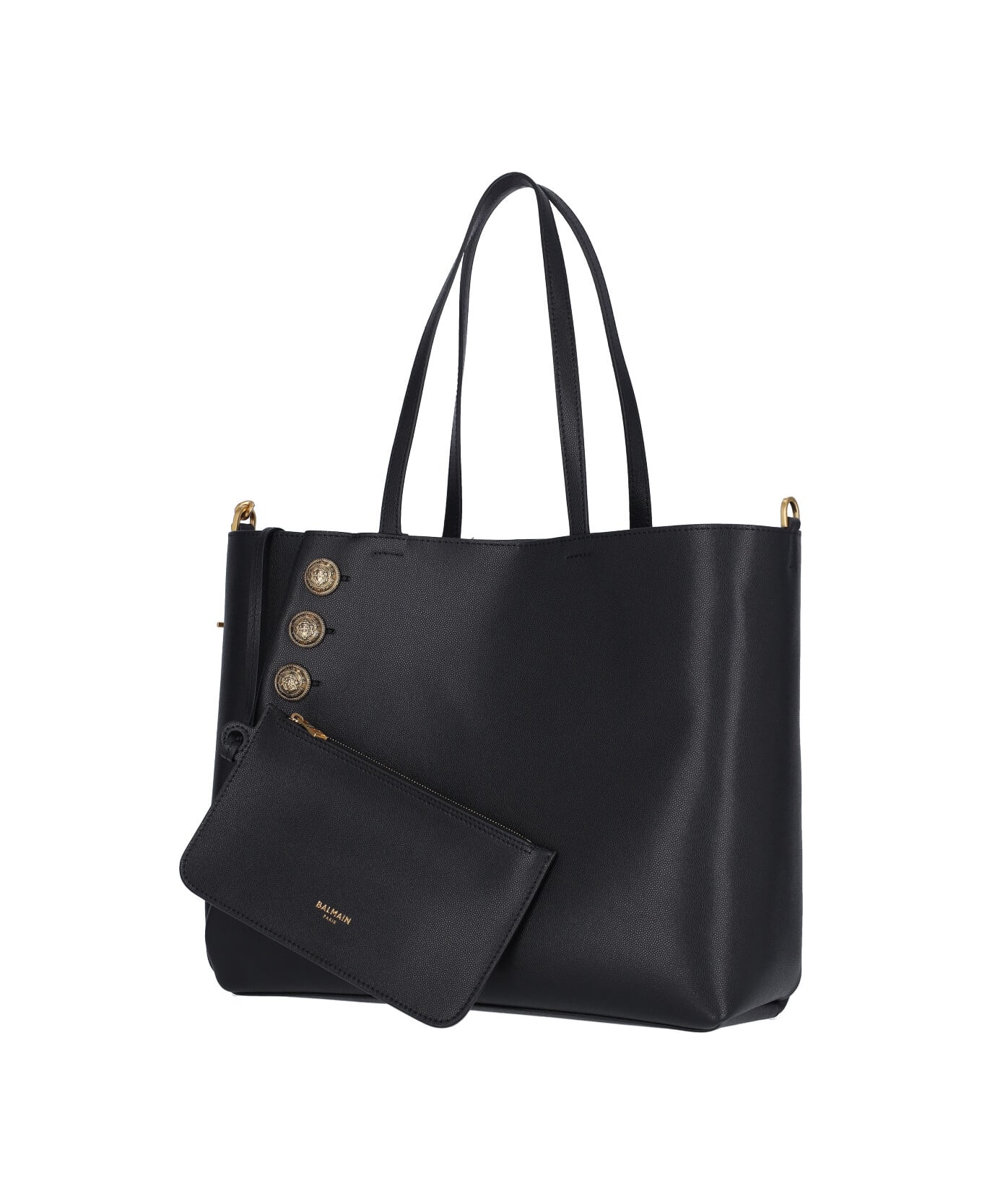 Balmain 
emblema
 Tote Bag - Black
