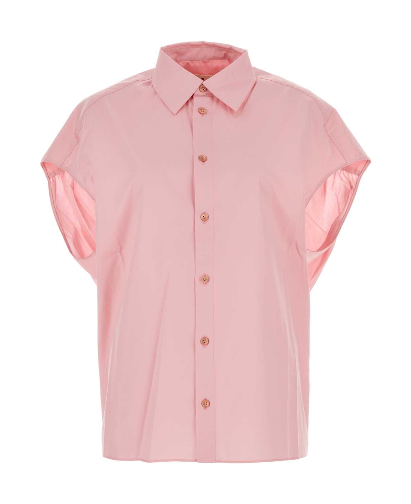Marni Pink Poplin Shirt - PEONY