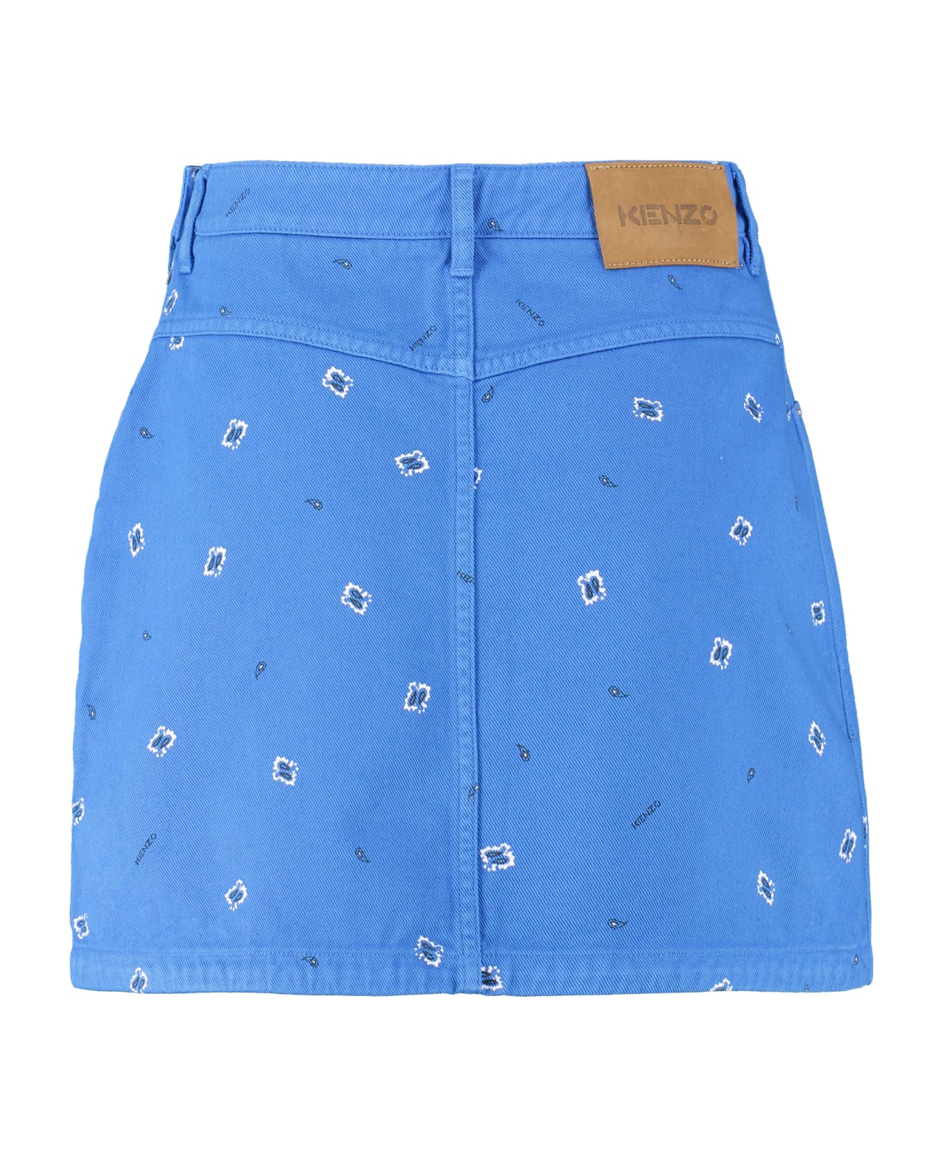 Kenzo Denim Mini Skirt - blue