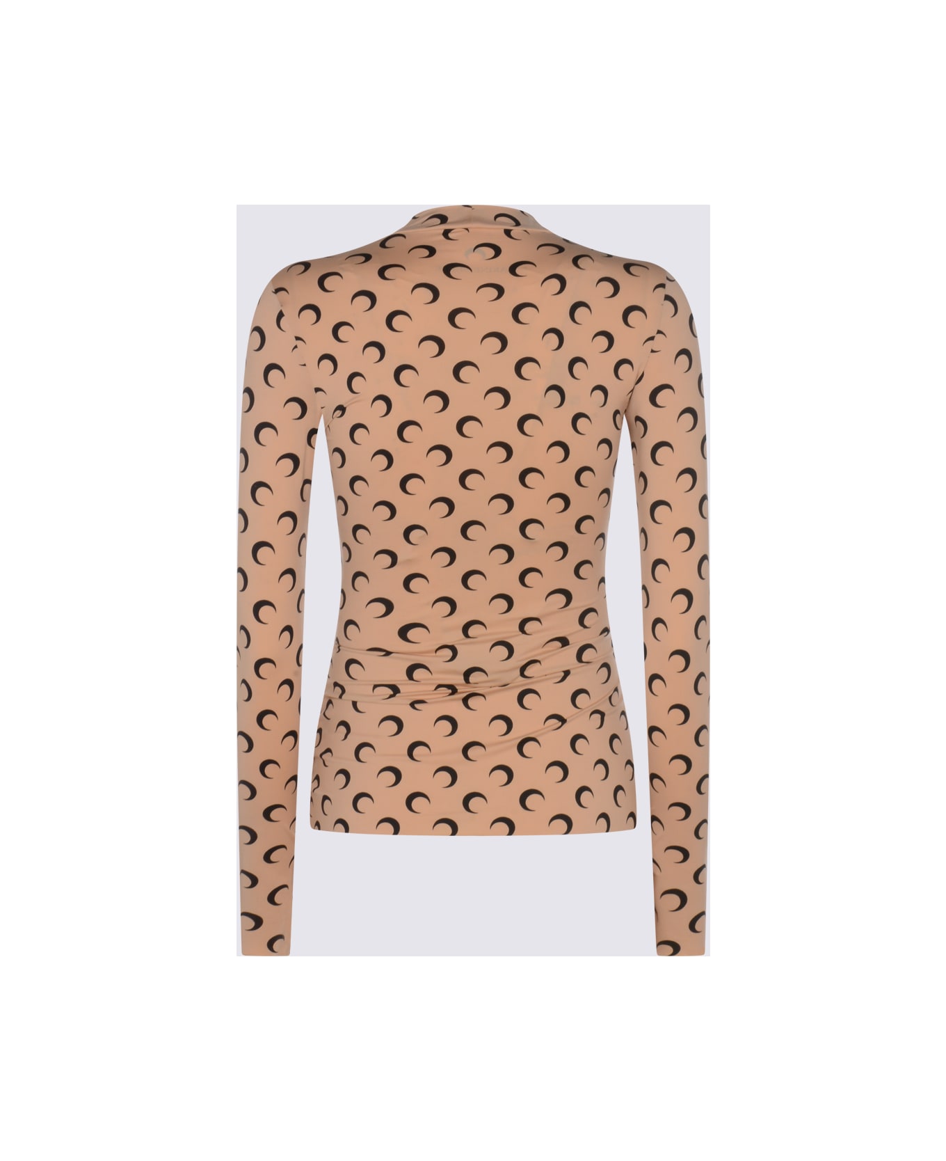 Marine Serre Beige Top - Brown