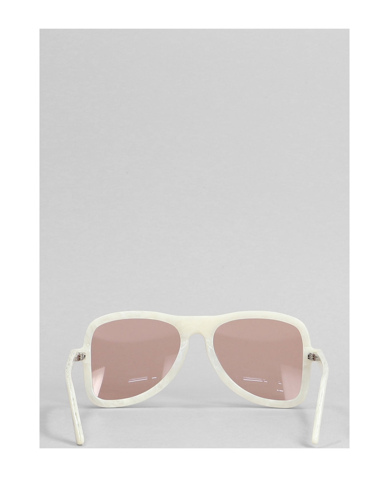 Séfr Sunglasses In White Acetate - white