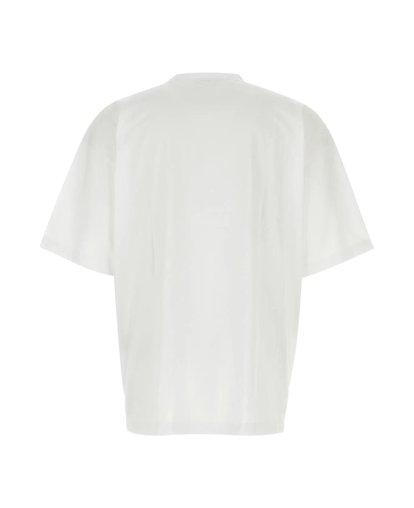 VETEMENTS White Cotton Oversize T-shirt - White Tシャツ