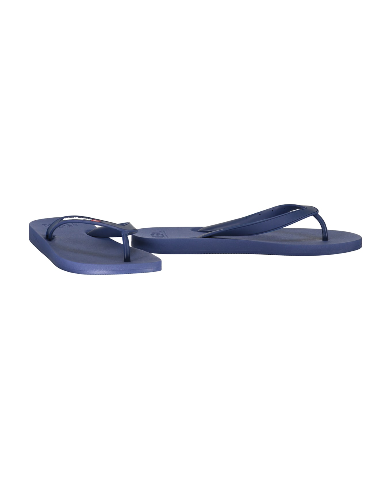 Diesel Elegant Dark Blue Flip Flops, Summer Comfort - blue