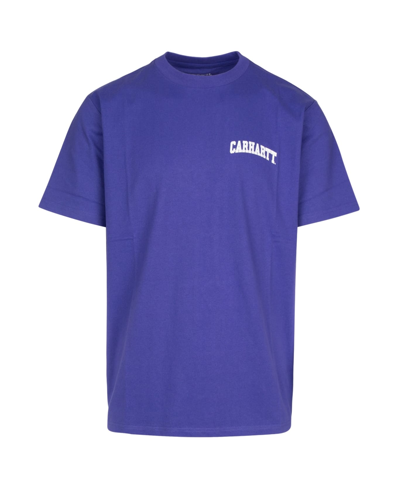 Carhartt Purple Cotton S/s University Script T-shirt - XX