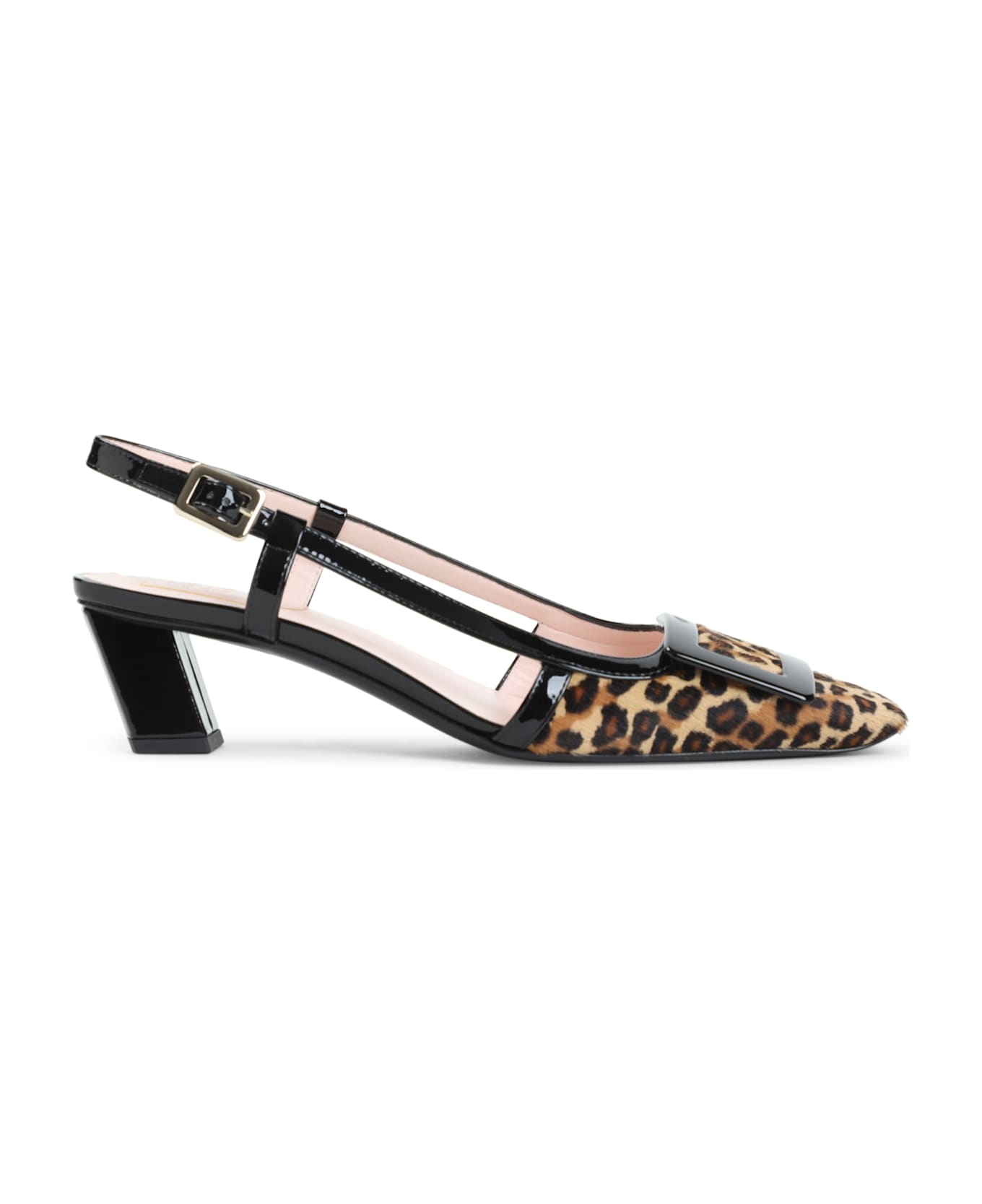 Roger Vivier Bv Pony Sling Back - Naturale