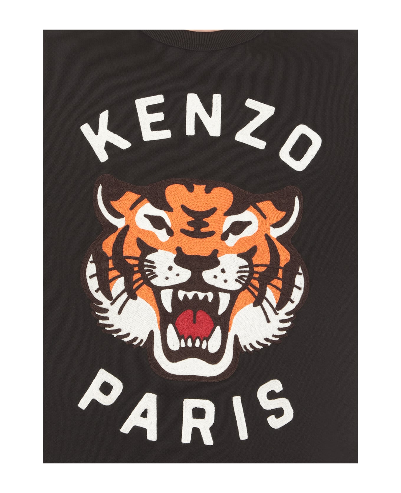 Kenzo Cotton Crew-neck Sweatshirt - J Black