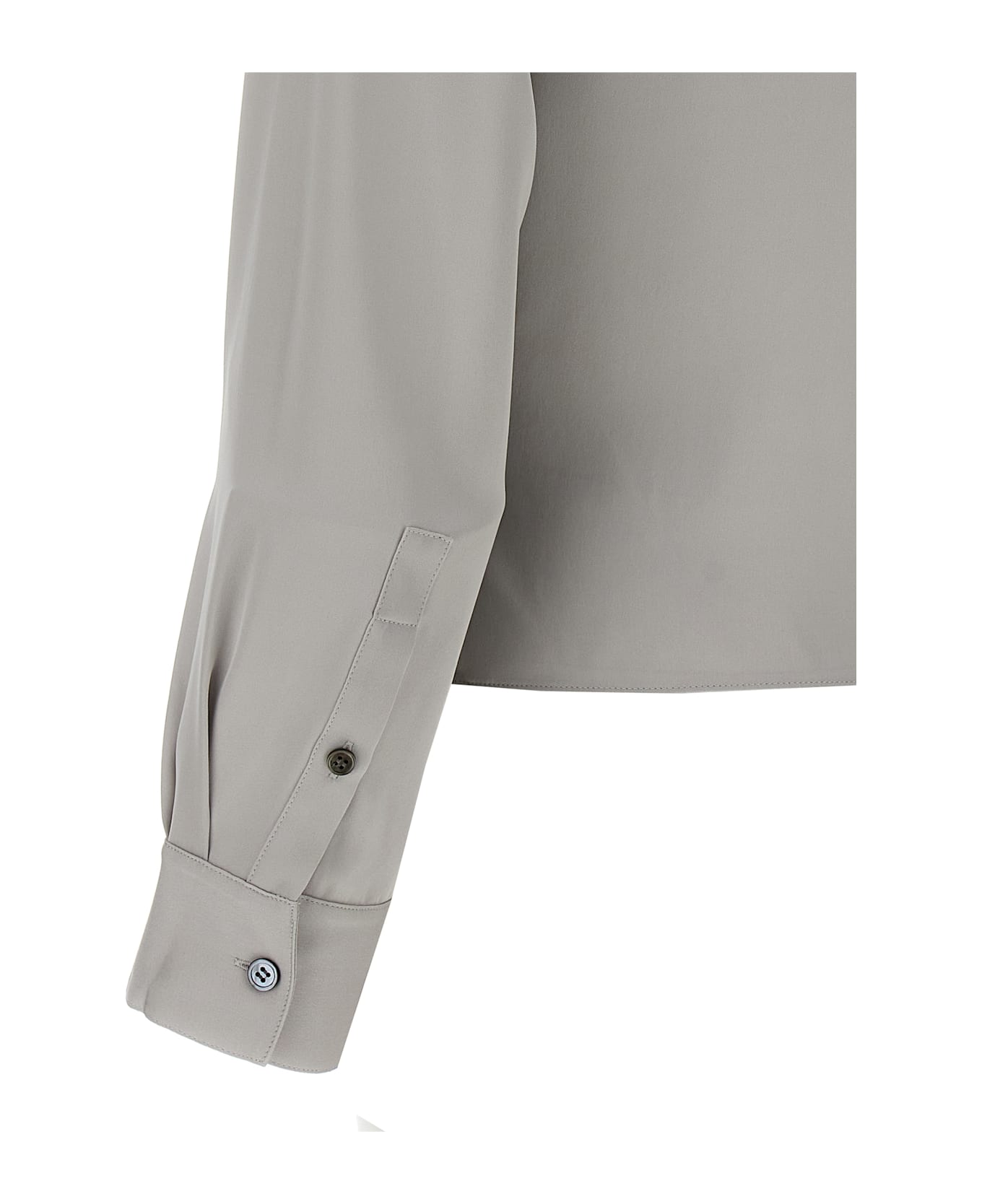 Theory 
pk Label Wrap
 Blouse - Gray