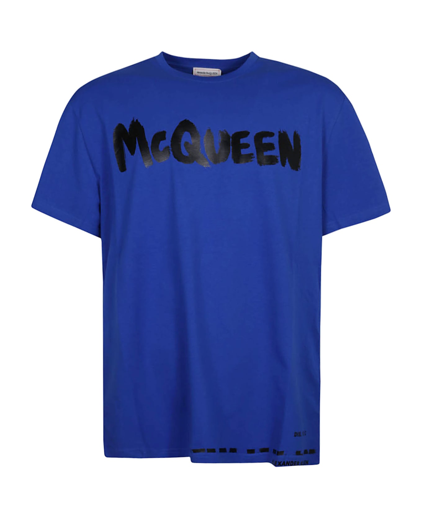 Alexander McQueen Logo Print T-shirt - Royal Blue