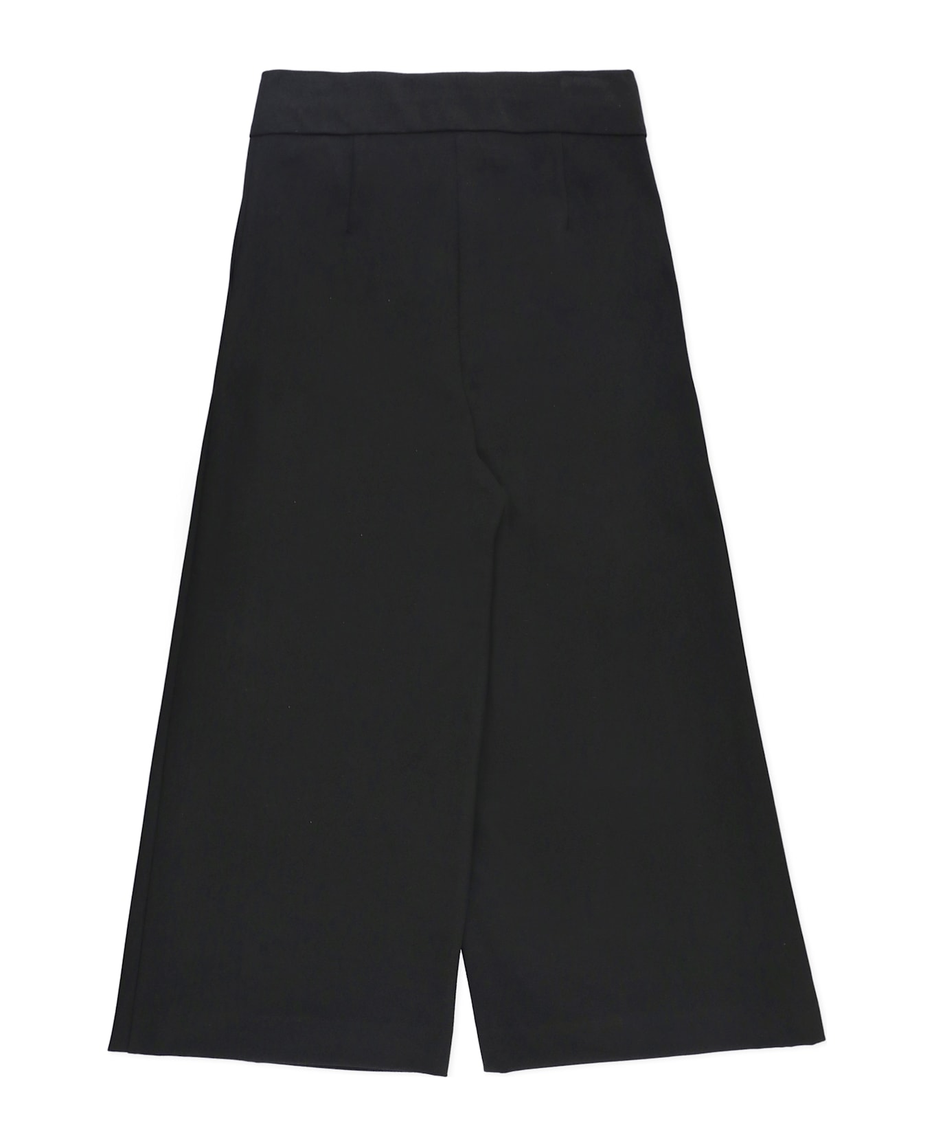 TwinSet Viscose Blend Palazzo Pants - Nero