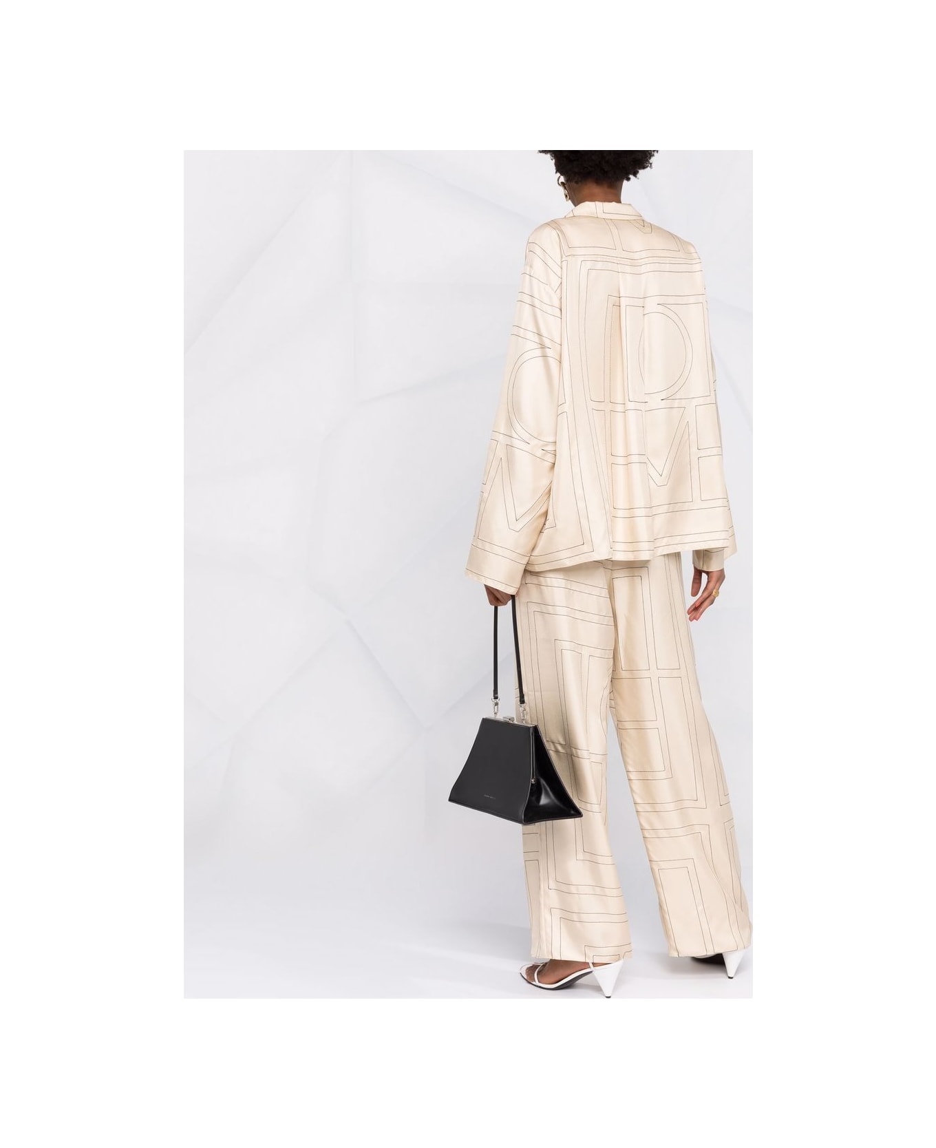 Totême Silk Pajama Trousers - Ivory ボトムス