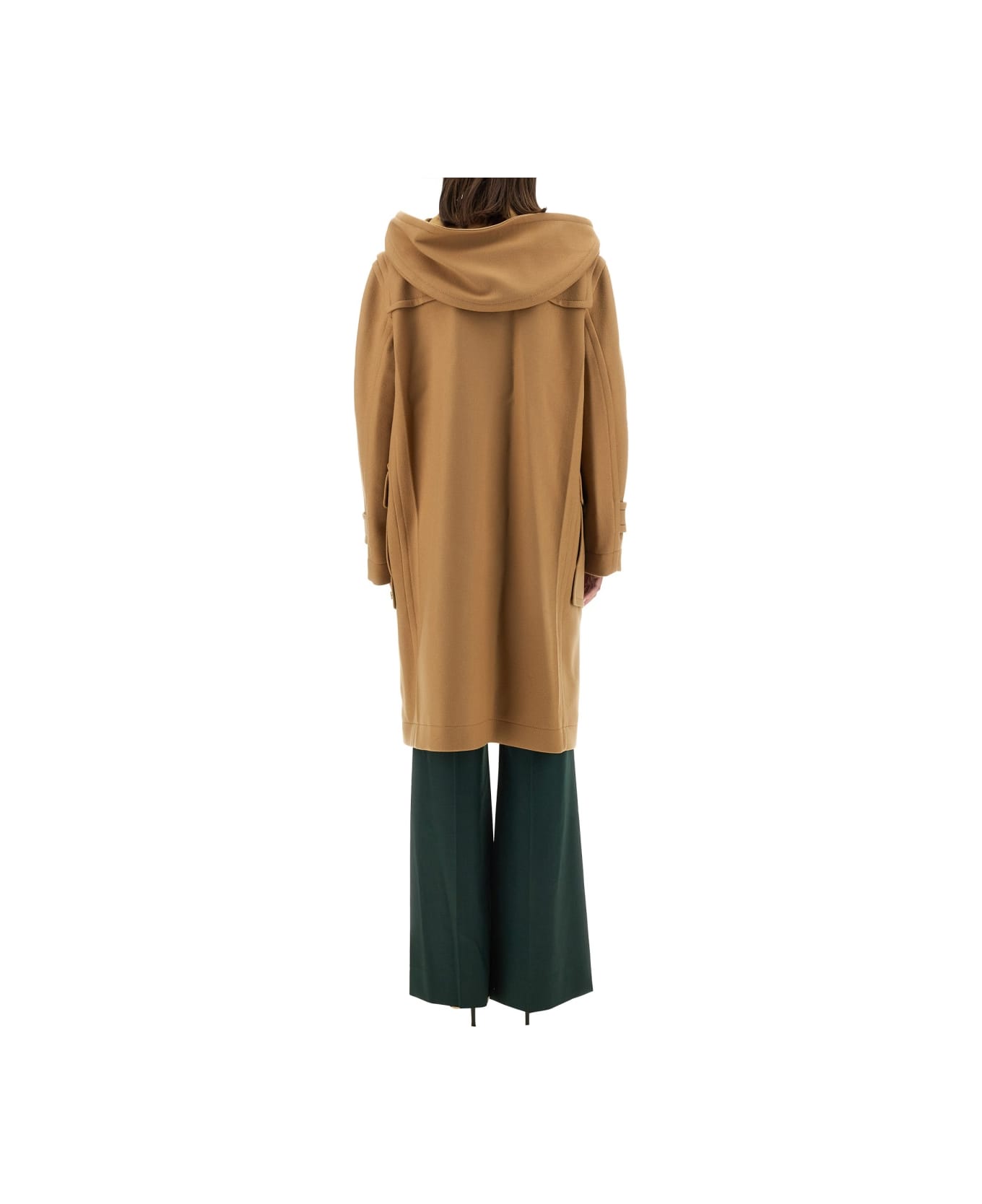 Victoria Beckham Oversize Coat - BEIGE
