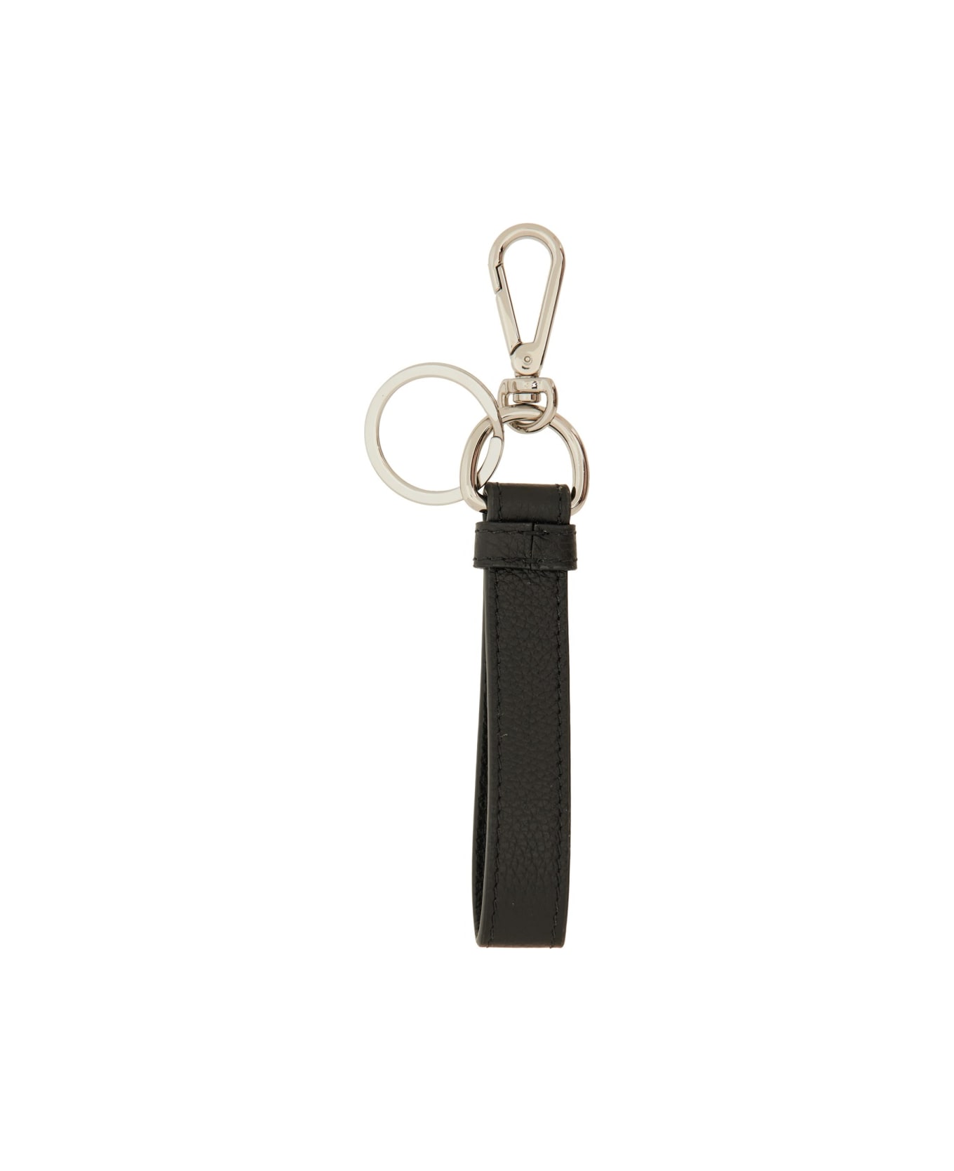 Marni Keychain With "marni Mending" Embroidery - BLACK