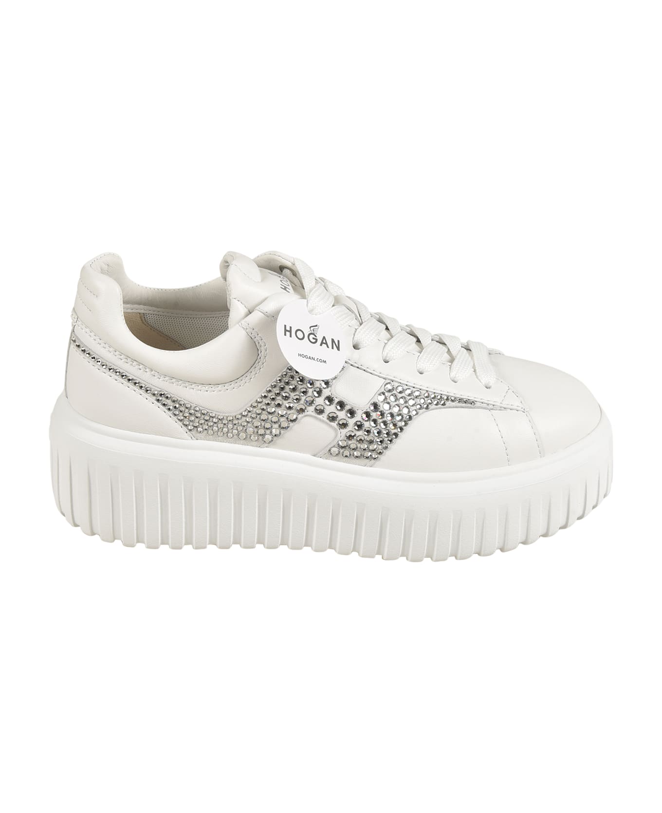 Hogan H-stripes Sneakers - White
