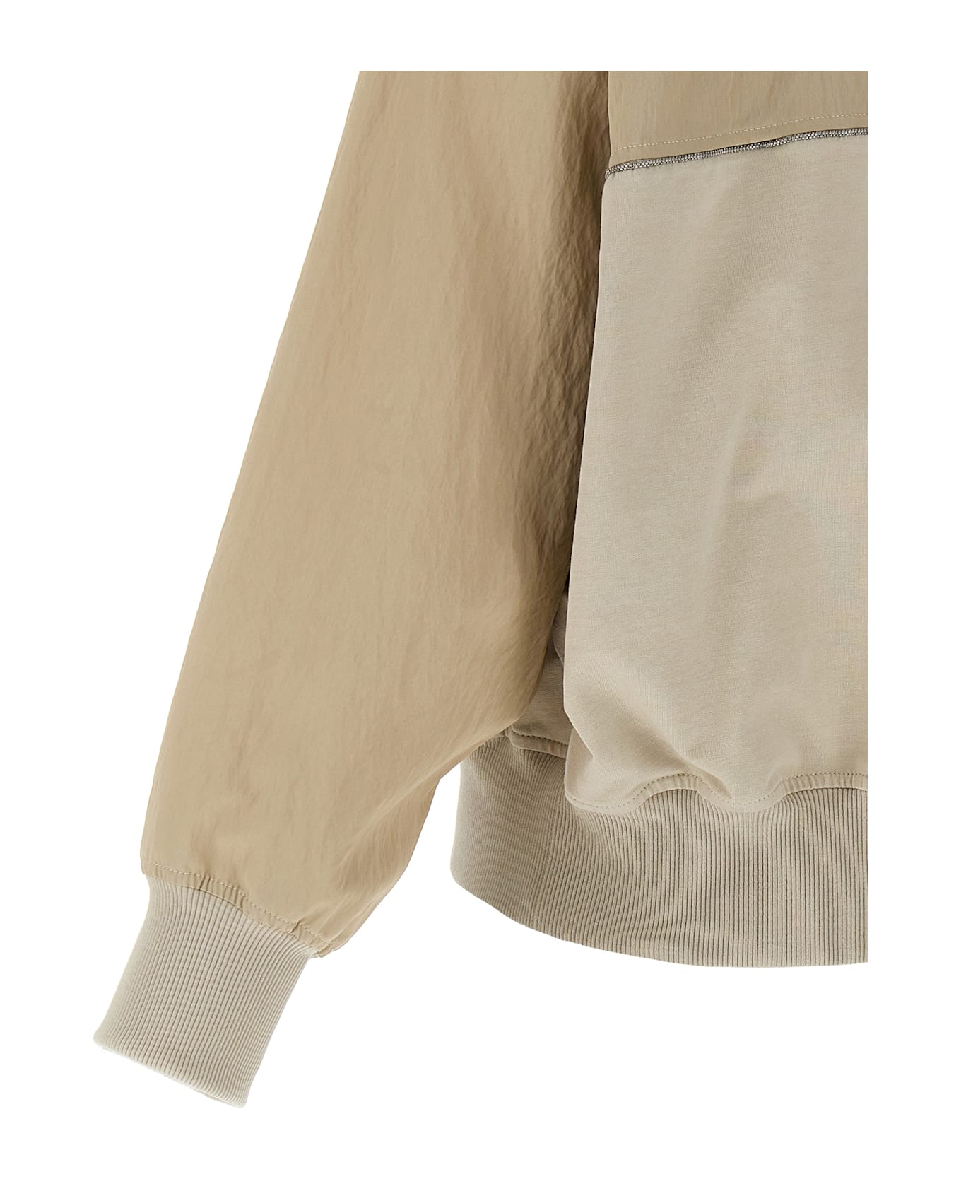 Two-material Sweatshirt