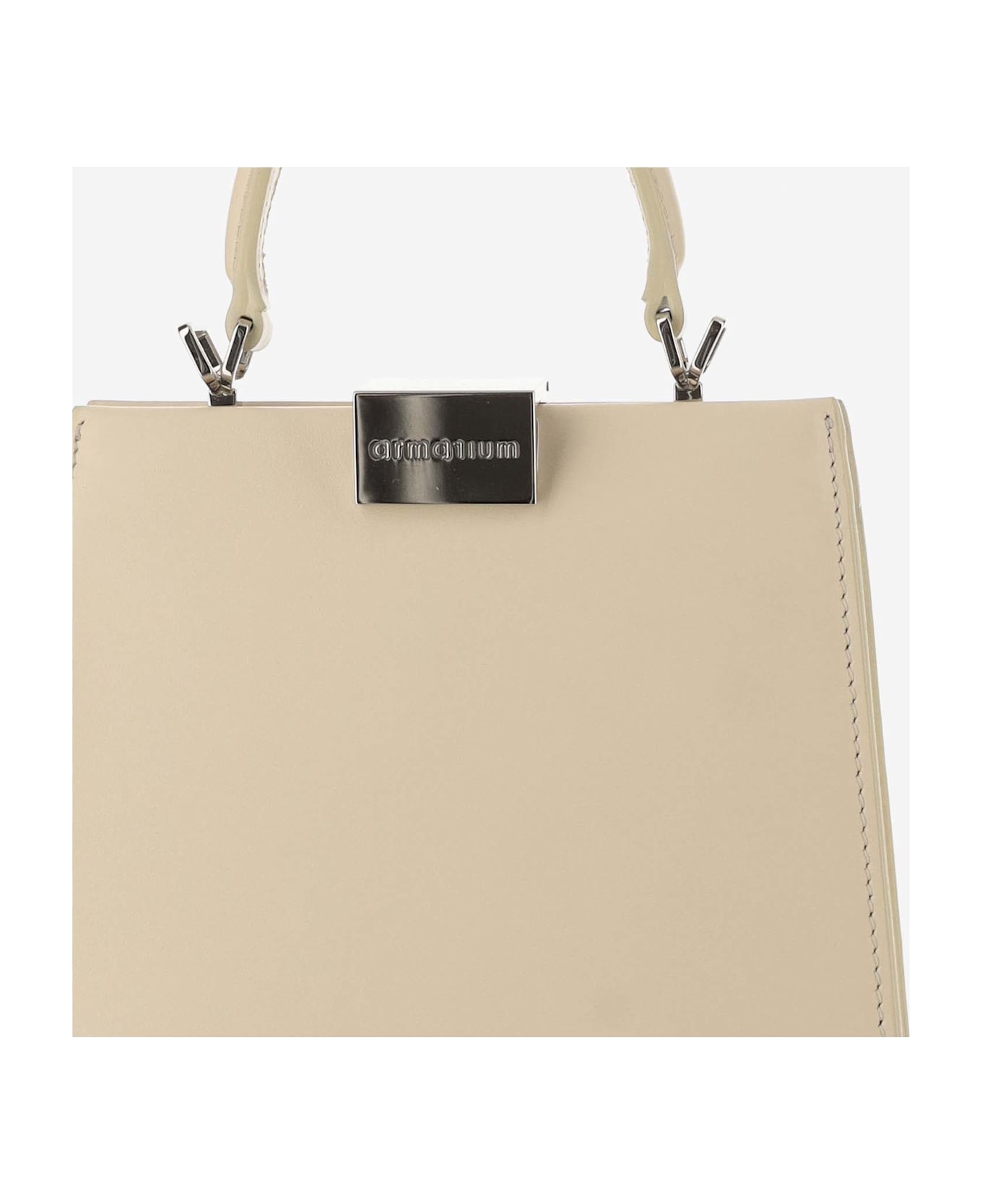 Armarium Anna Mini Leather Handbag - Ivory