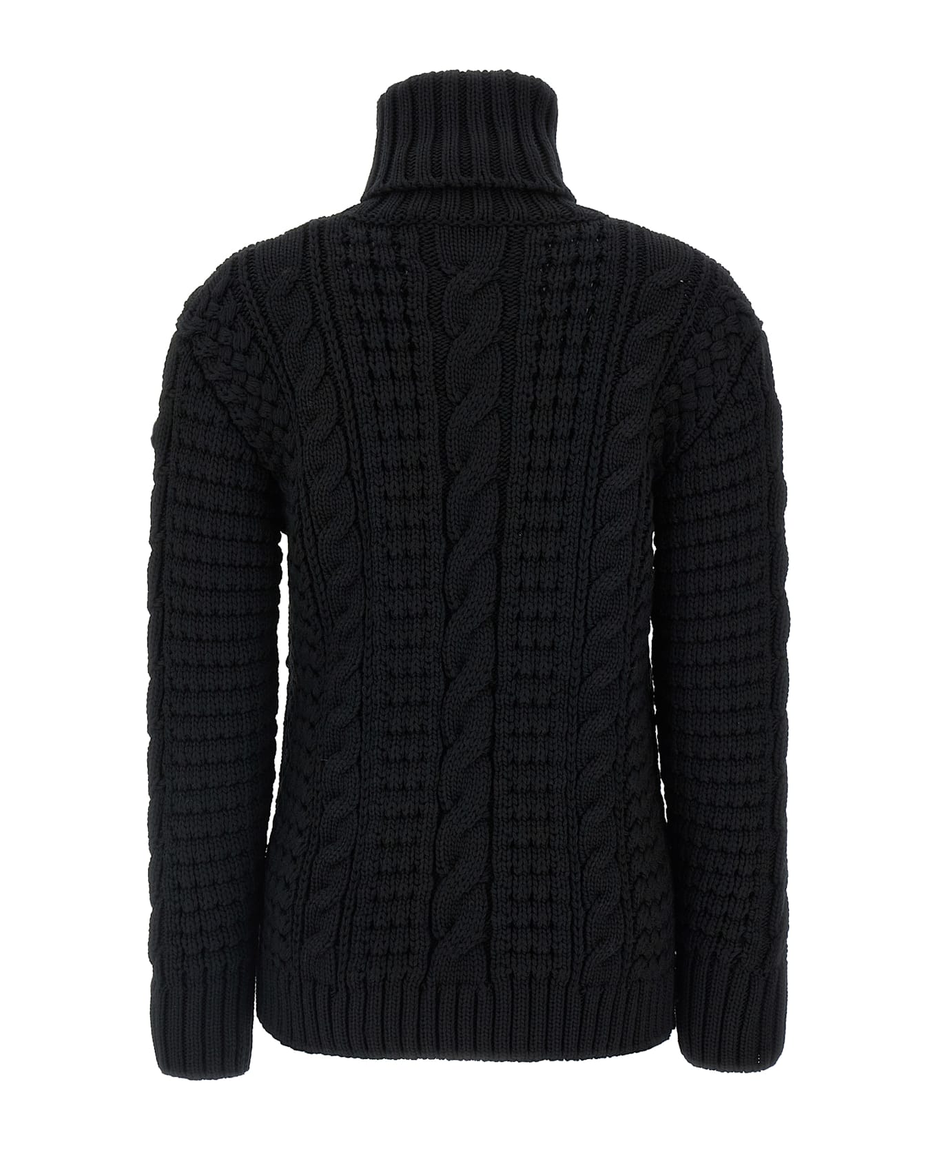 Moncler Genius Moncler X Edward Enninful Tricot Turtleneck Sweater - Black