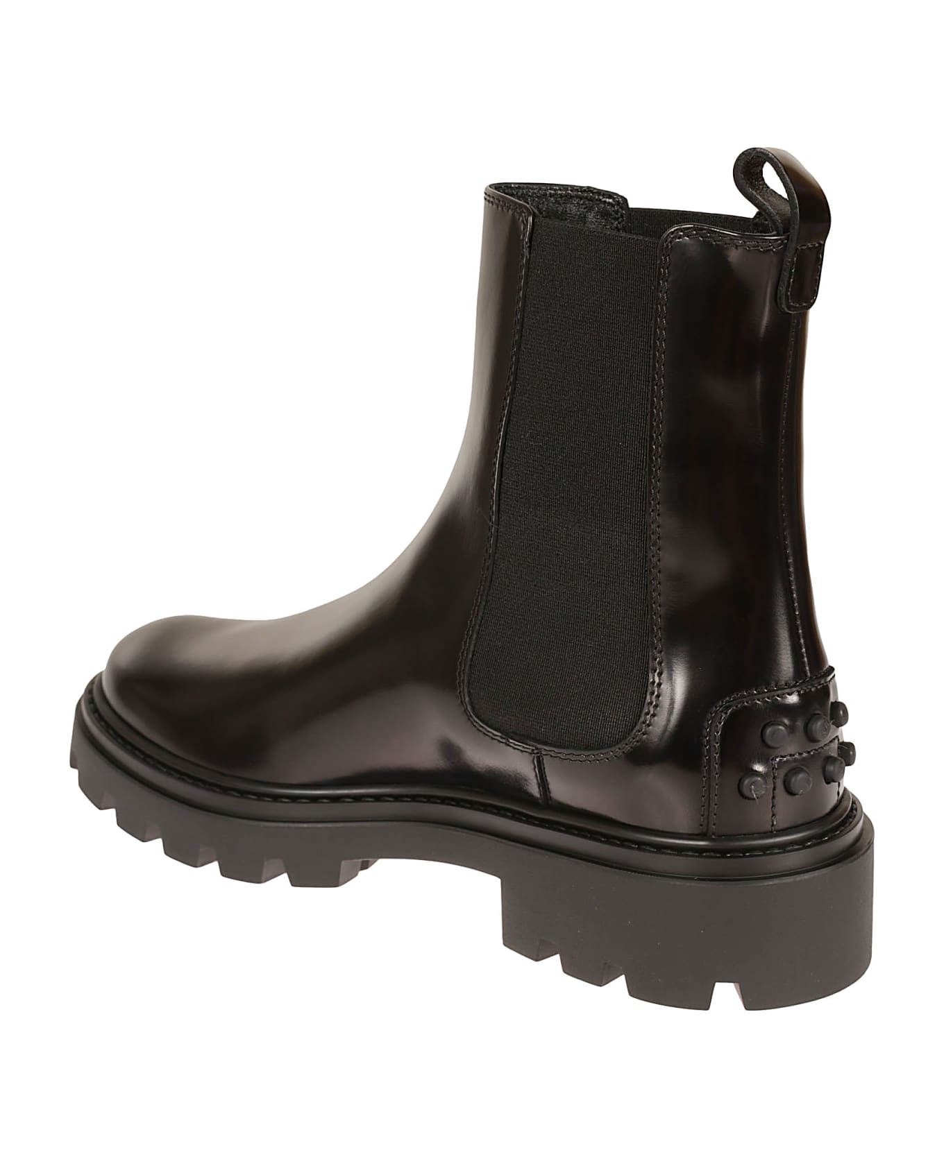 Tod's Elastic Sided Classic Boots - black