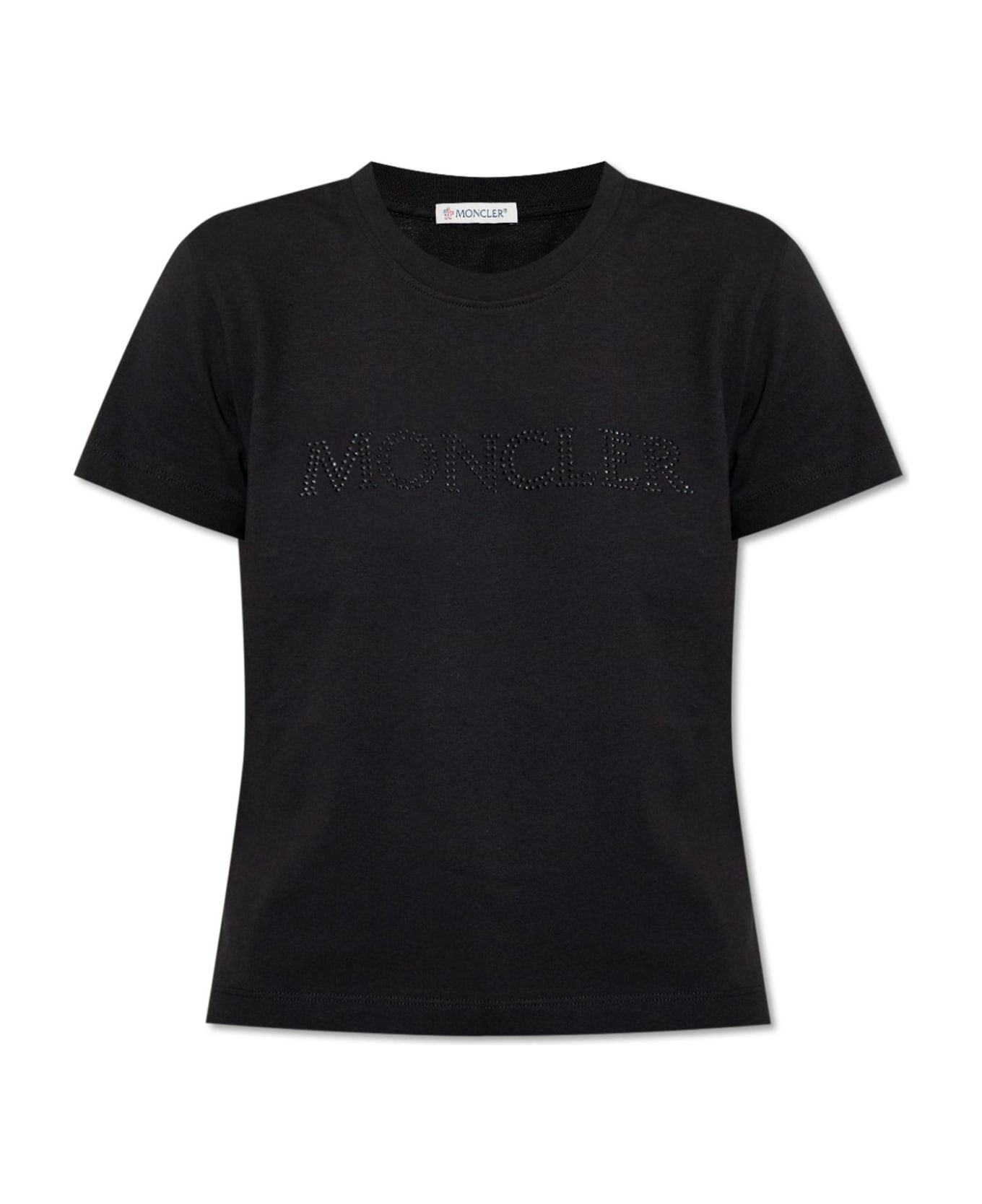 Moncler T-shirt With Logo - Black