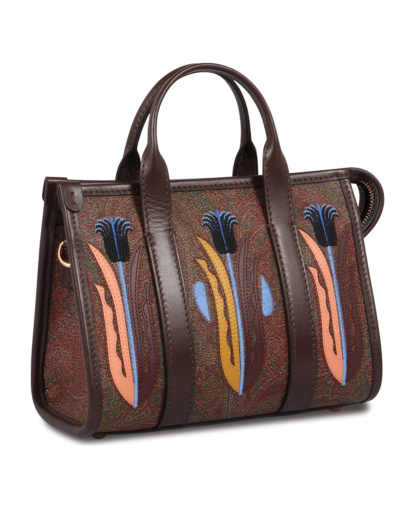 Etro X Agostino Iacurci - Mini Handbag - brown