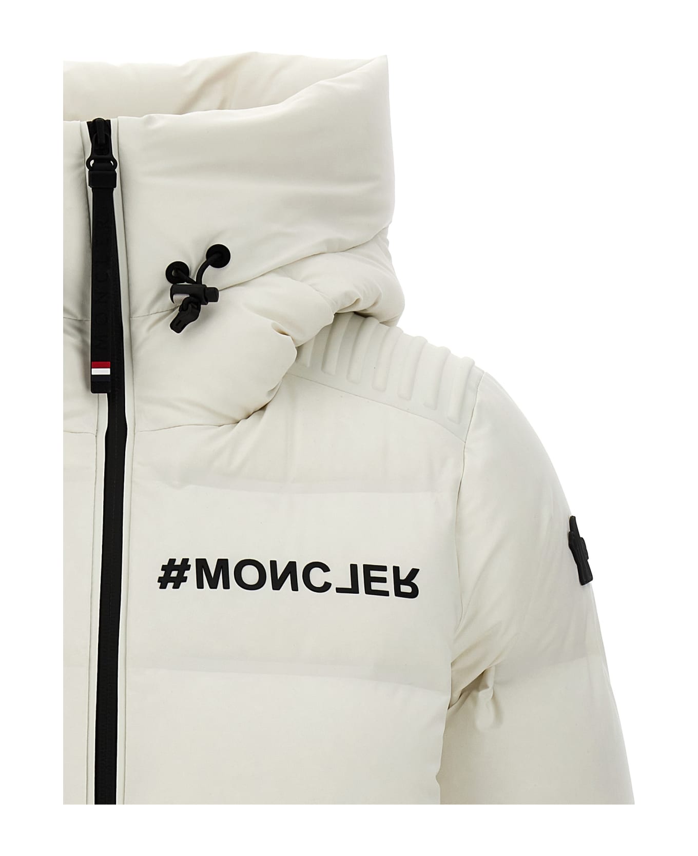 Moncler Grenoble 'suisses' Down Jacket - White/Black ダウンジャケット