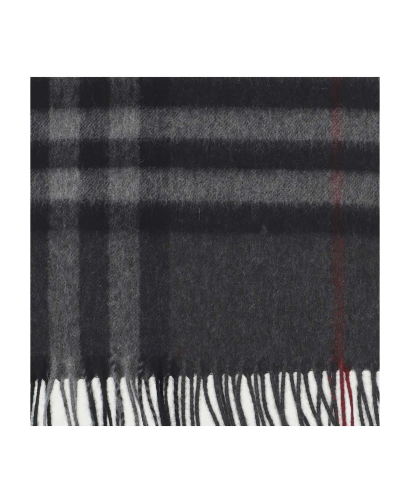 Burberry Check Scarf - Charcoal