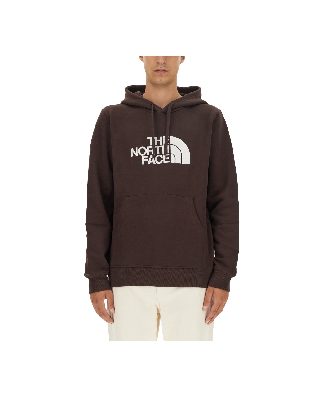 The North Face Sweatshirt With Logo - BROWN
