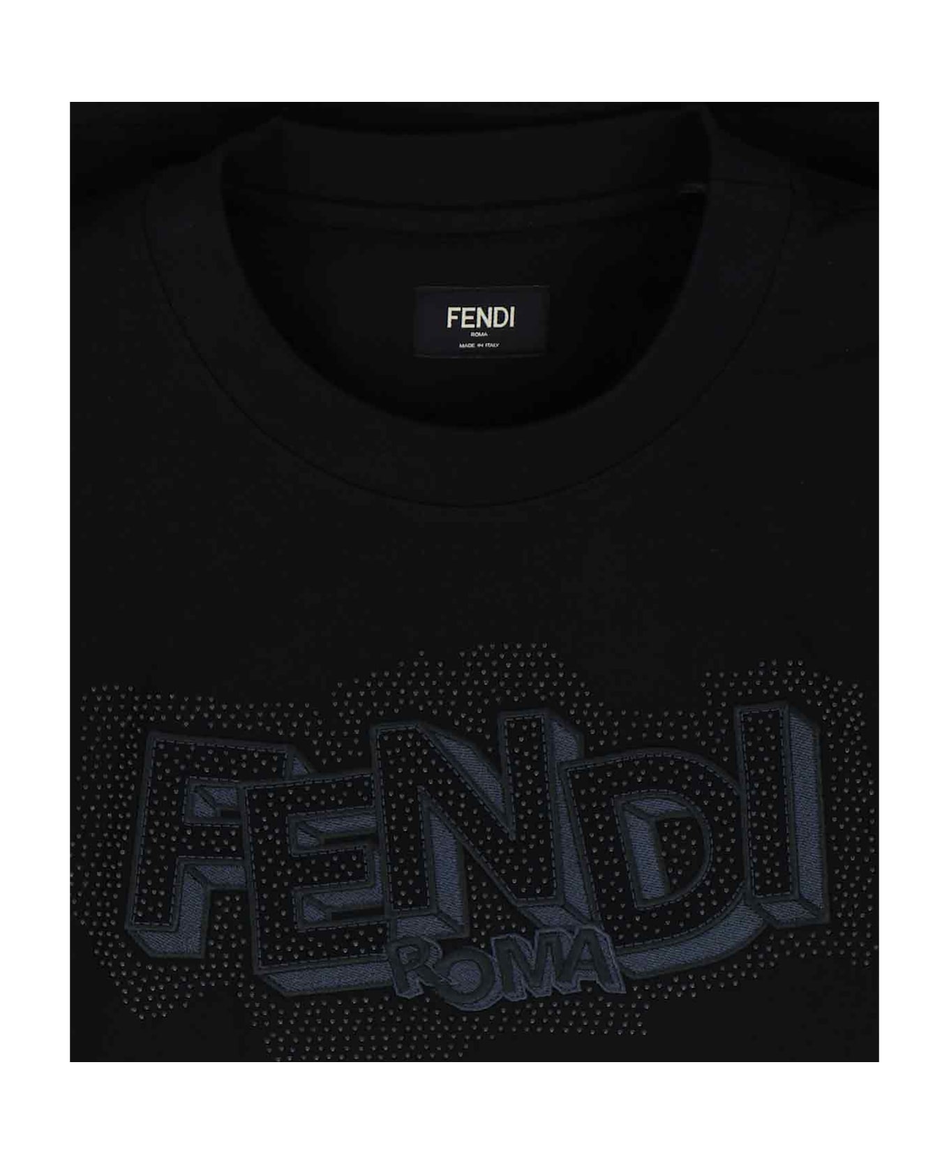 Fendi Logo T-shirt - Black  