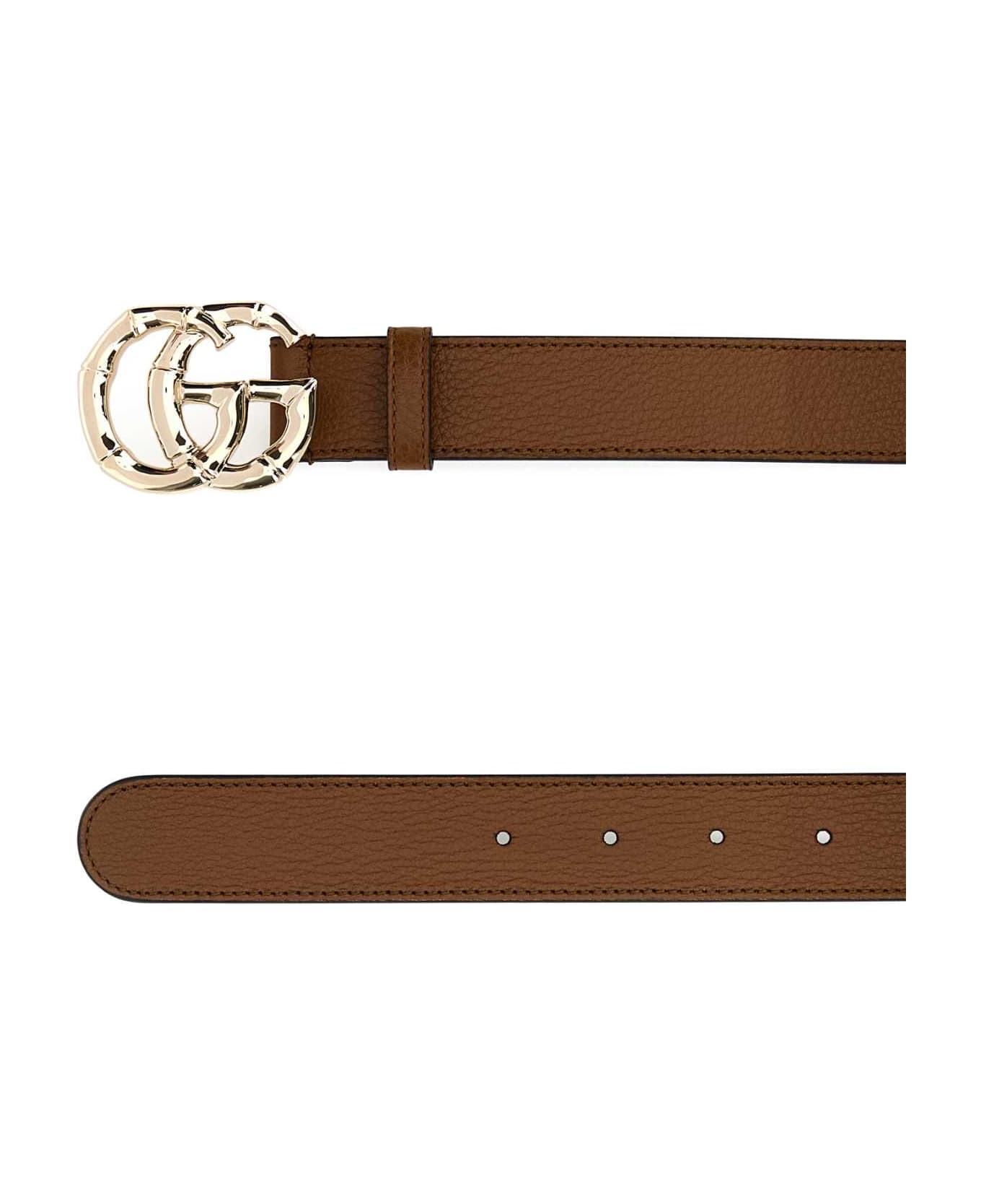 Gucci Caramel Leather Belt - SUNDIAL