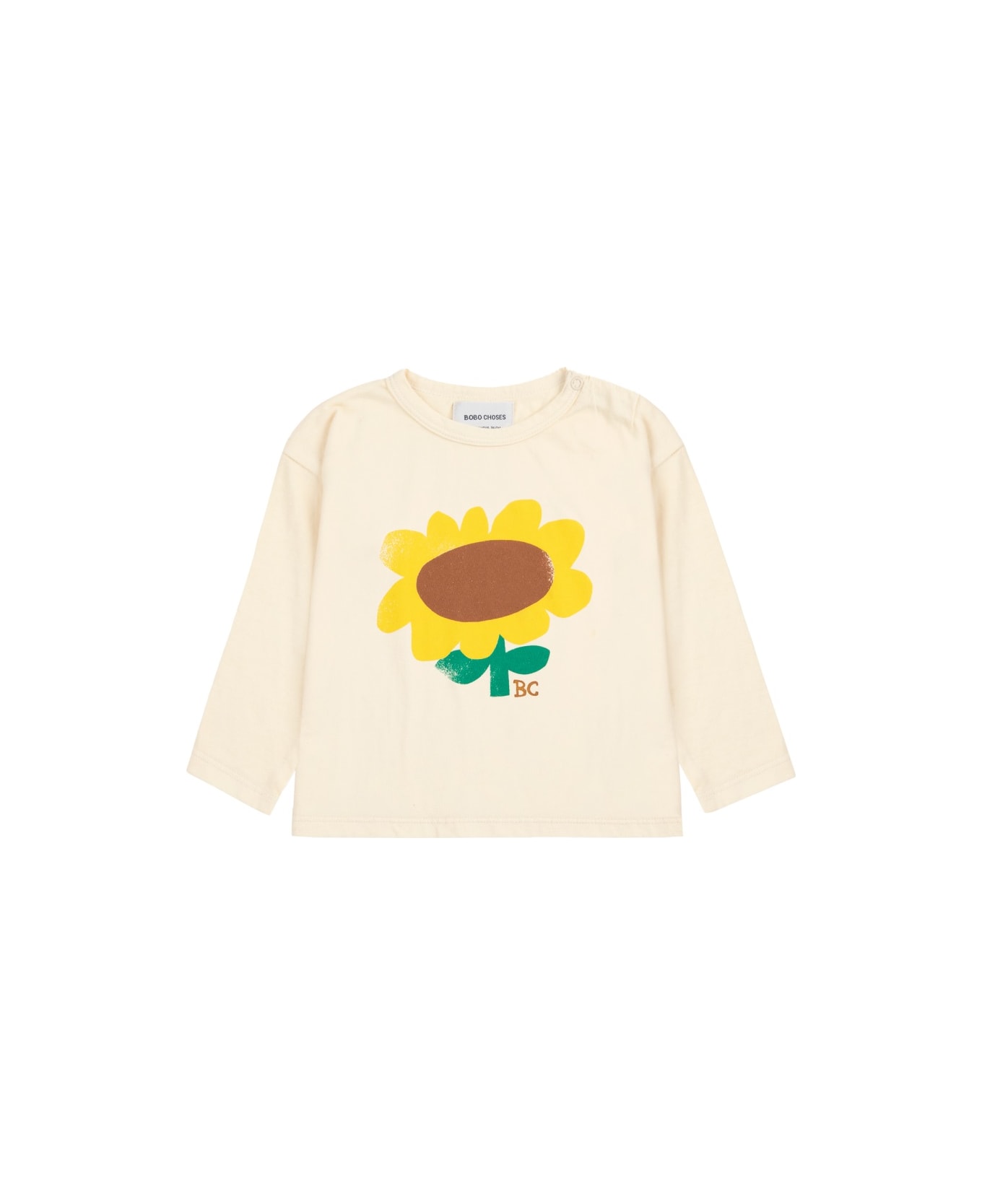 Bobo Choses "sunflower" T-shirt - WHITE