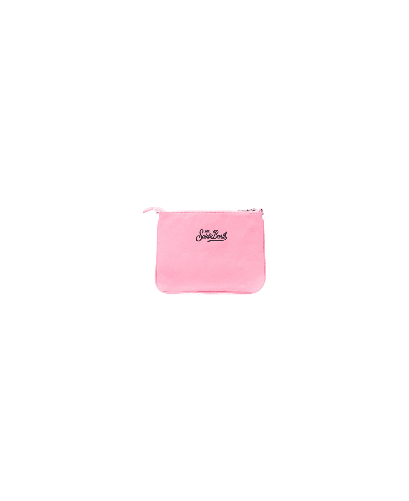 MC2 Saint Barth Parisienne Pink Beaded Pouch Bag - PINK