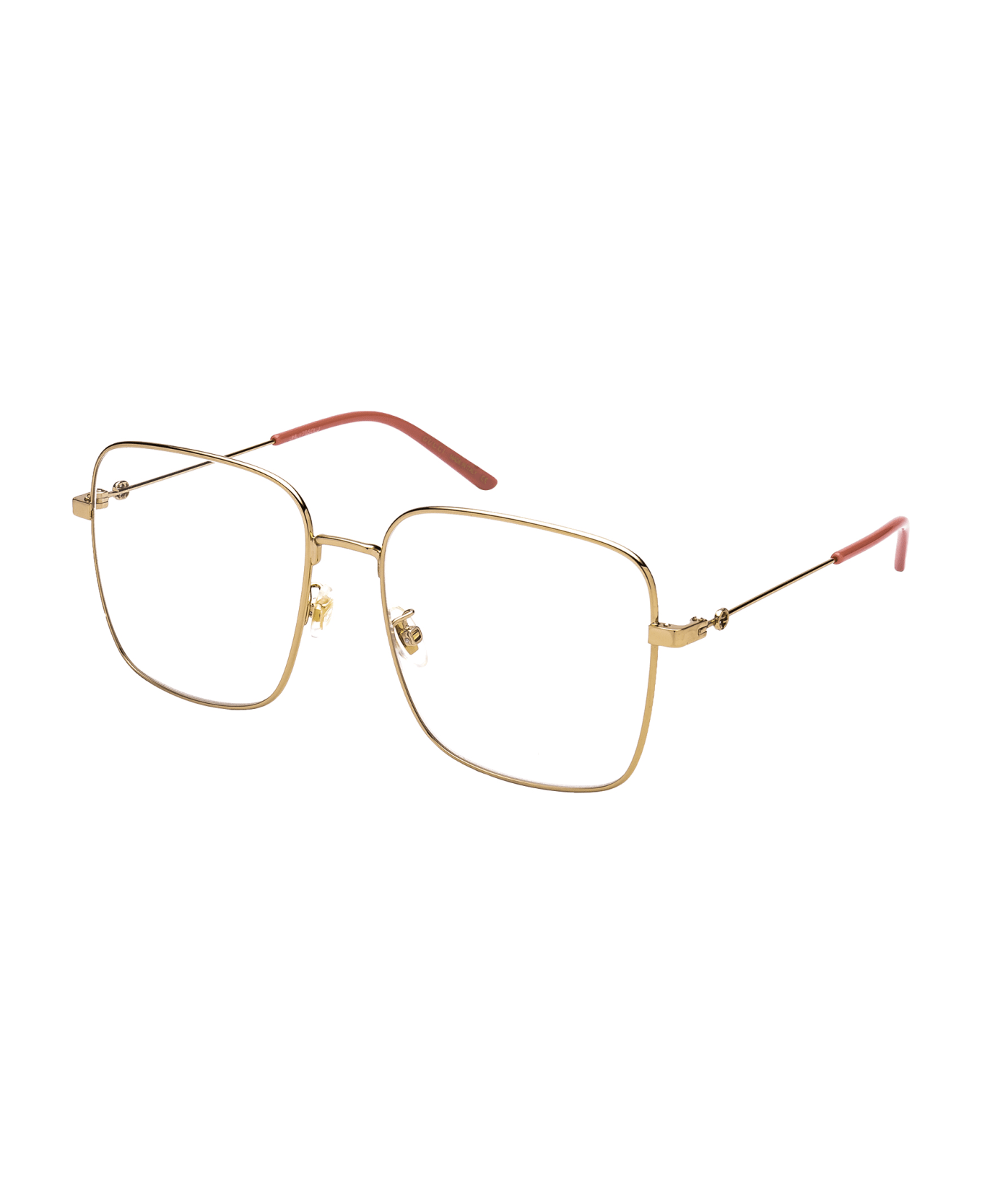 Gucci Eyewear Gg0445o Glasses - 001 GOLD GOLD TRANSPARENT