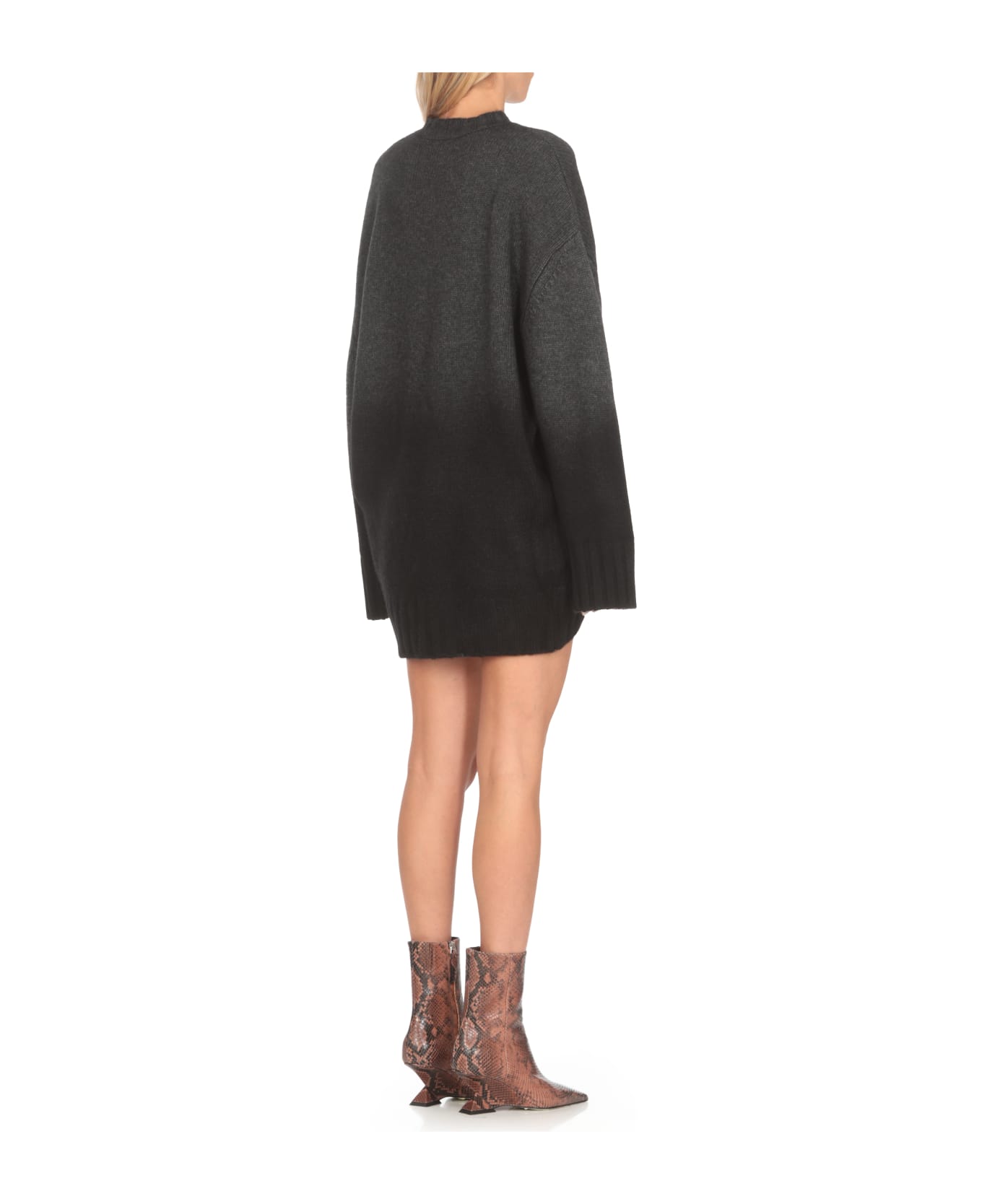 The Attico Wool Dress - Black