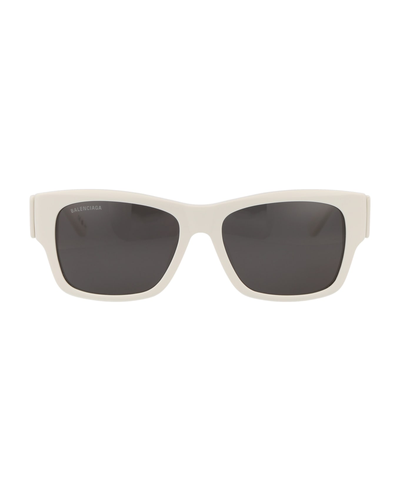 Balenciaga Eyewear Bb0262sa Sunglasses - 003 WHITE WHITE GREY