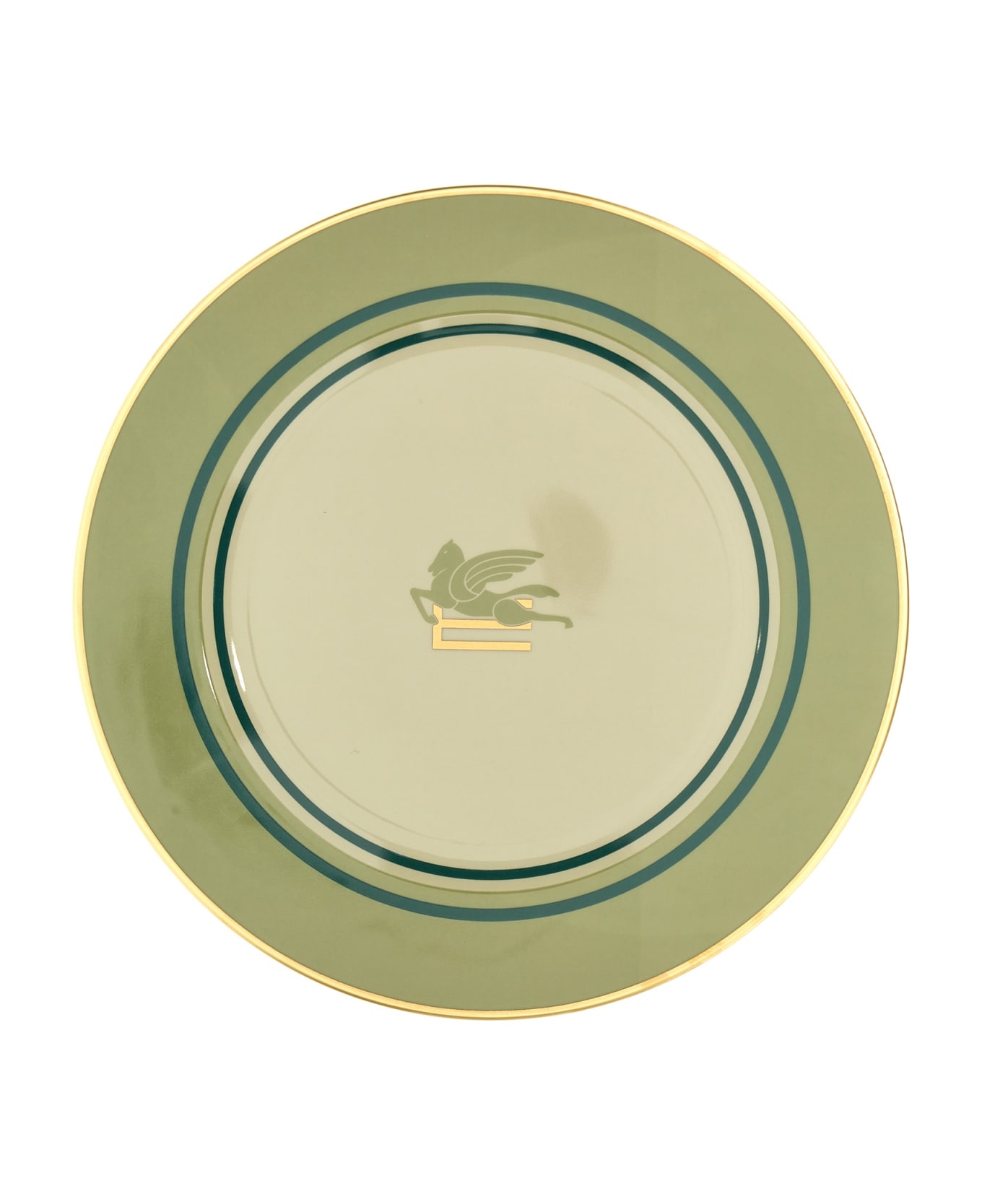 Etro Set Of 2 Placemats - Green お皿＆ボウル