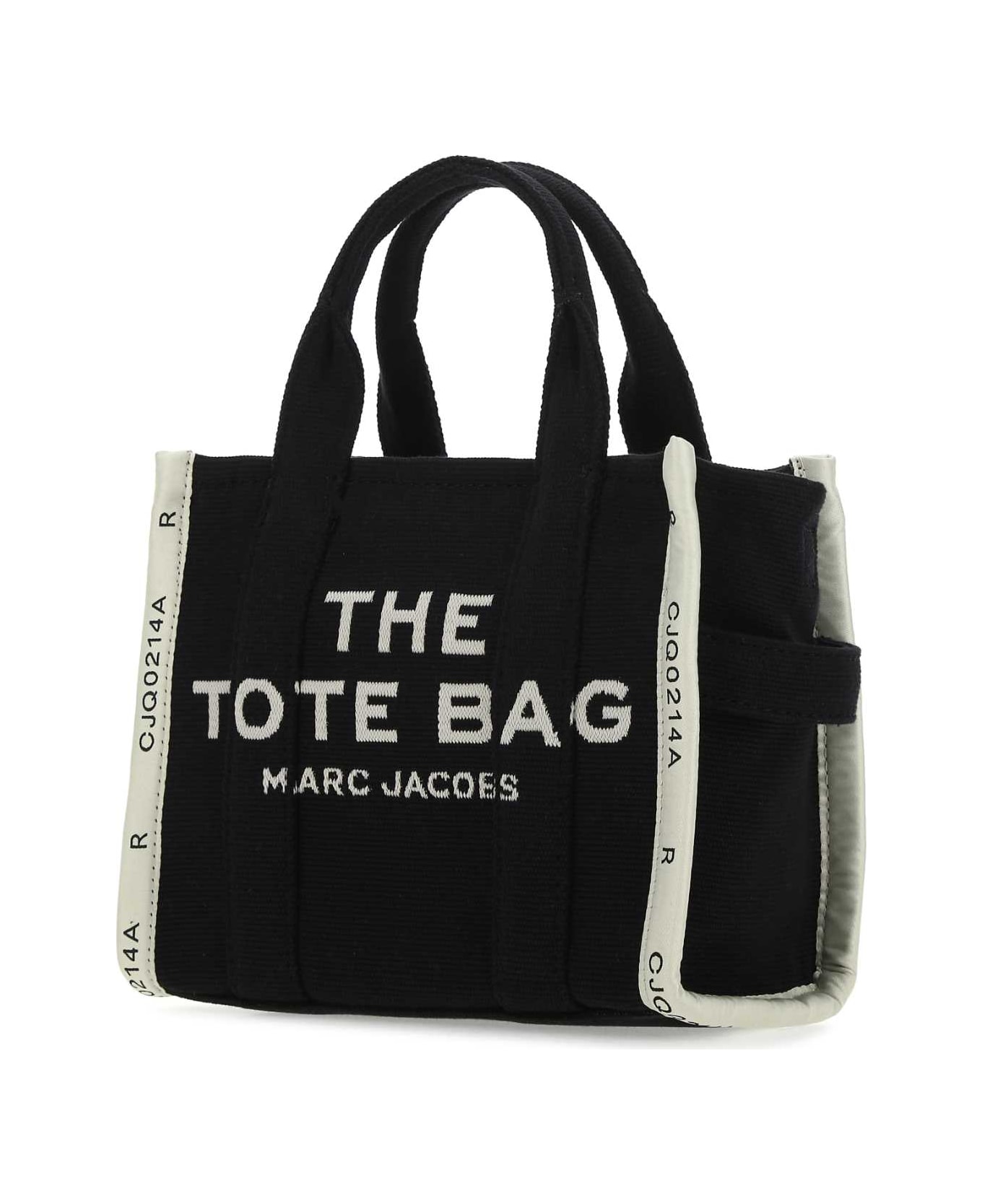 Marc Jacobs Black Canvas The Tote Shopping Bag - 001