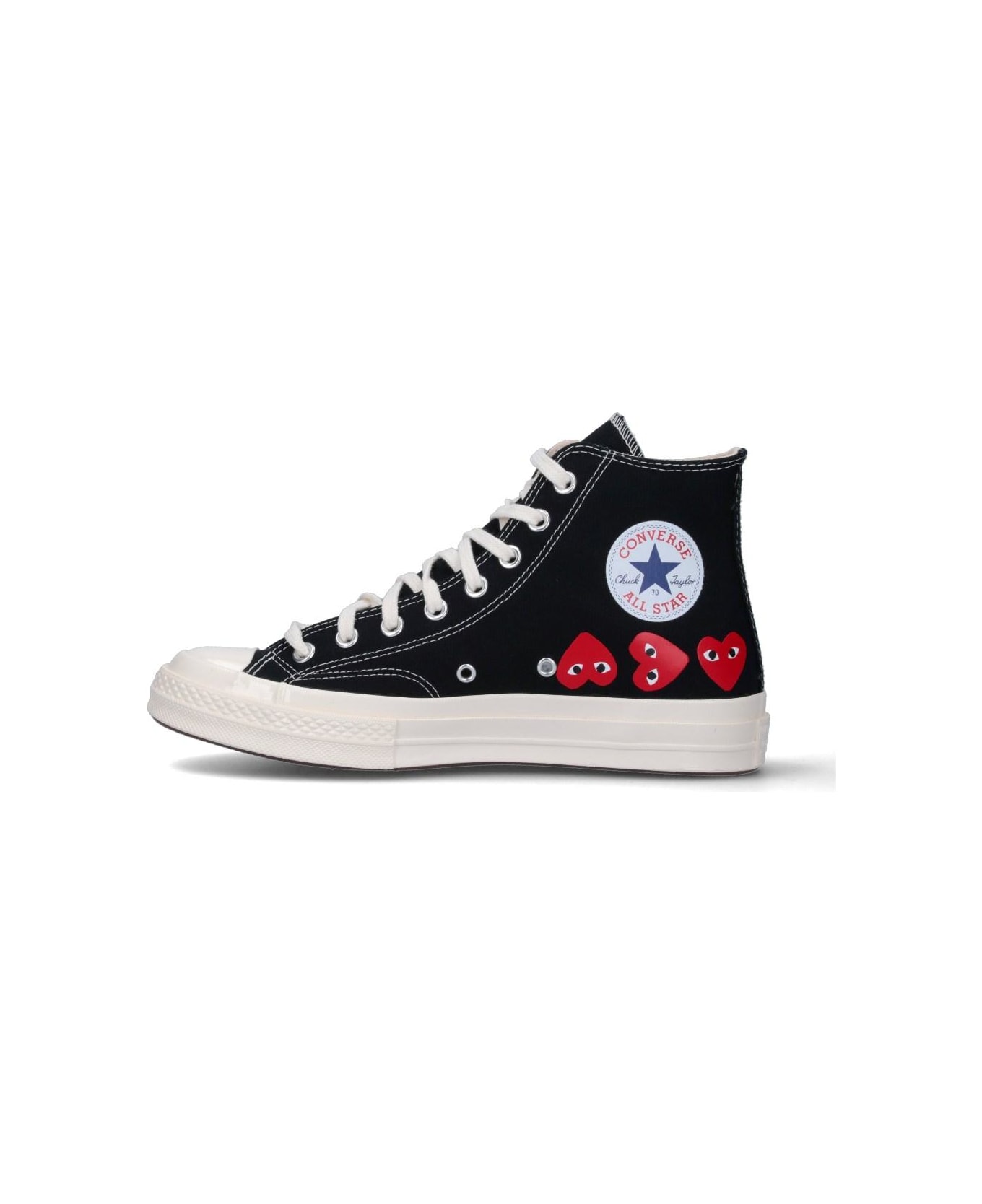 Comme des Garçons 'converse Multi Heart Chuck 70' Sneakers - Black